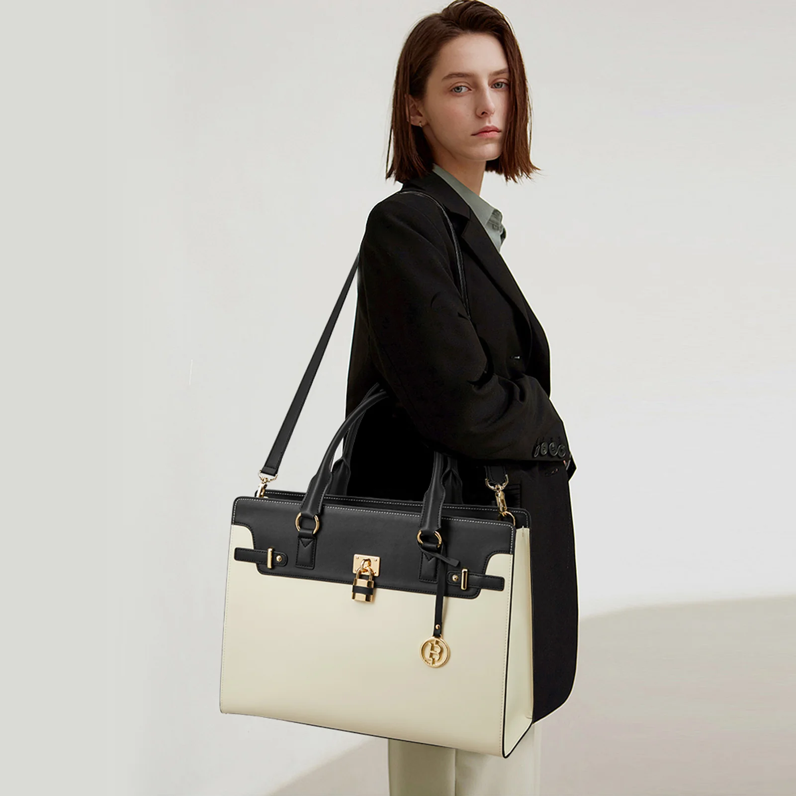 Machk Vintage Style Leather Briefcase — Fashion Everlasting - Image 19