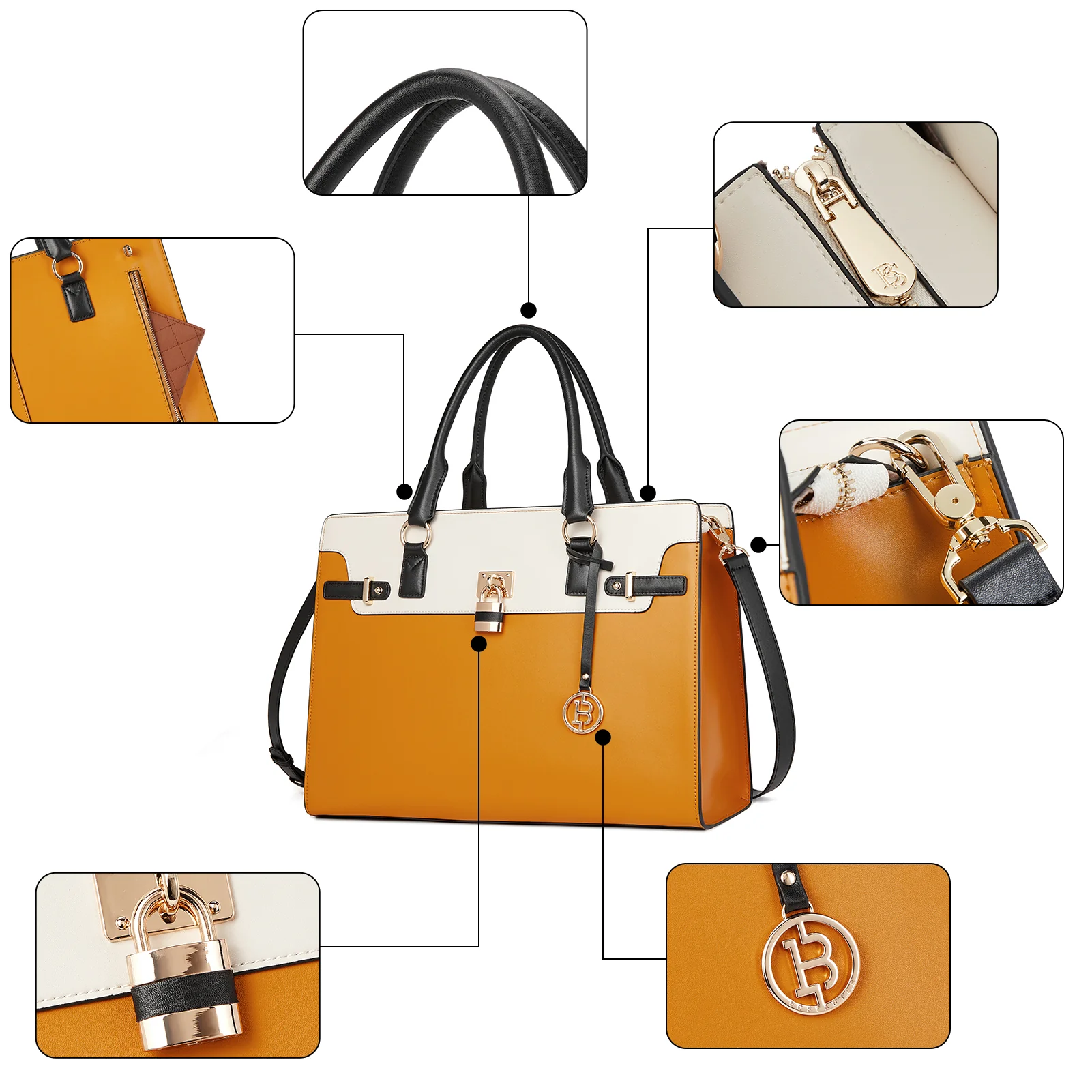 Machk Vintage Style Leather Briefcase — Fashion Everlasting - Image 29