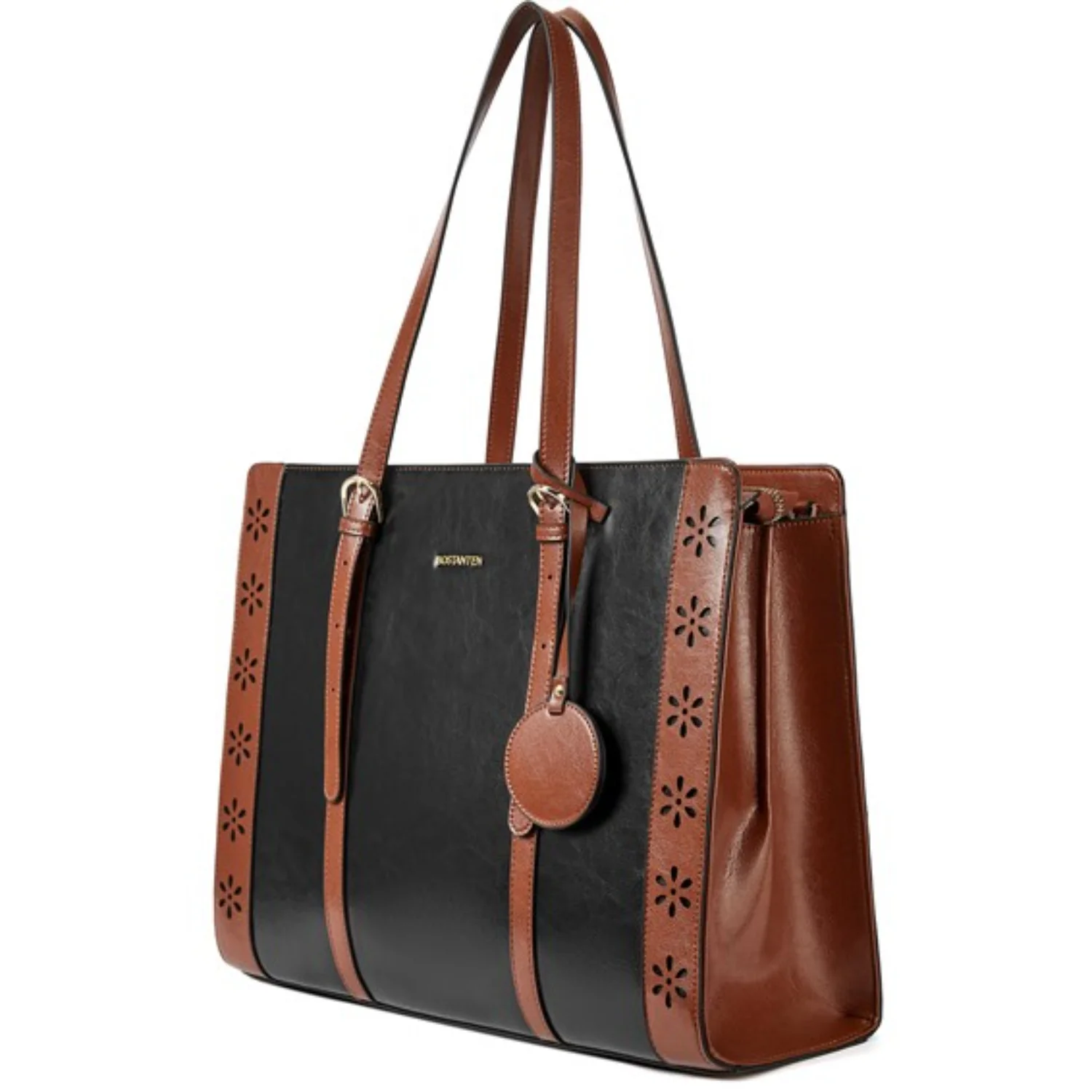 Stroud Leather Computer Briefcase — Optional Shoulder Straps - Image 18