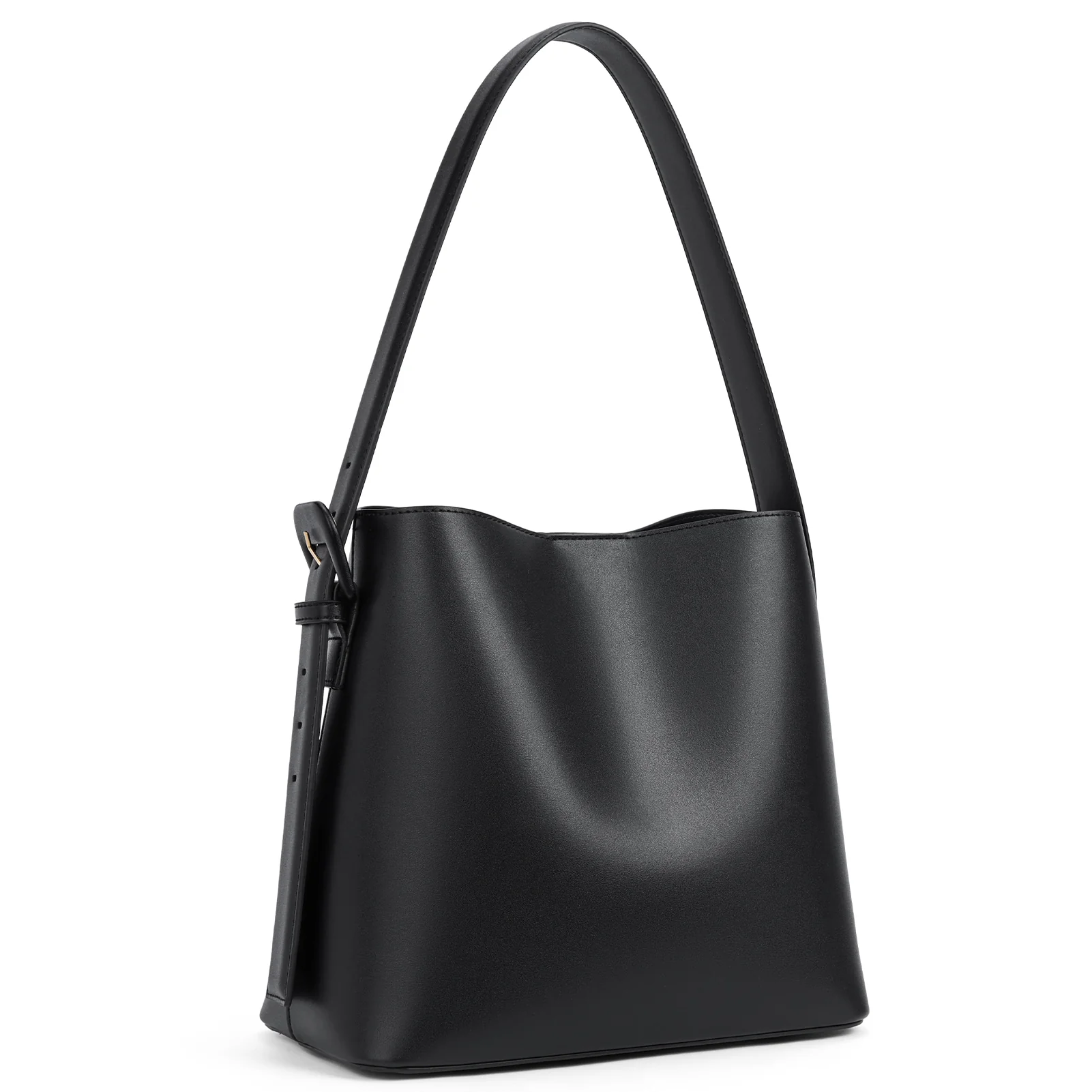 Lotty Soft Leather Chic Bucket Bag - Image 15