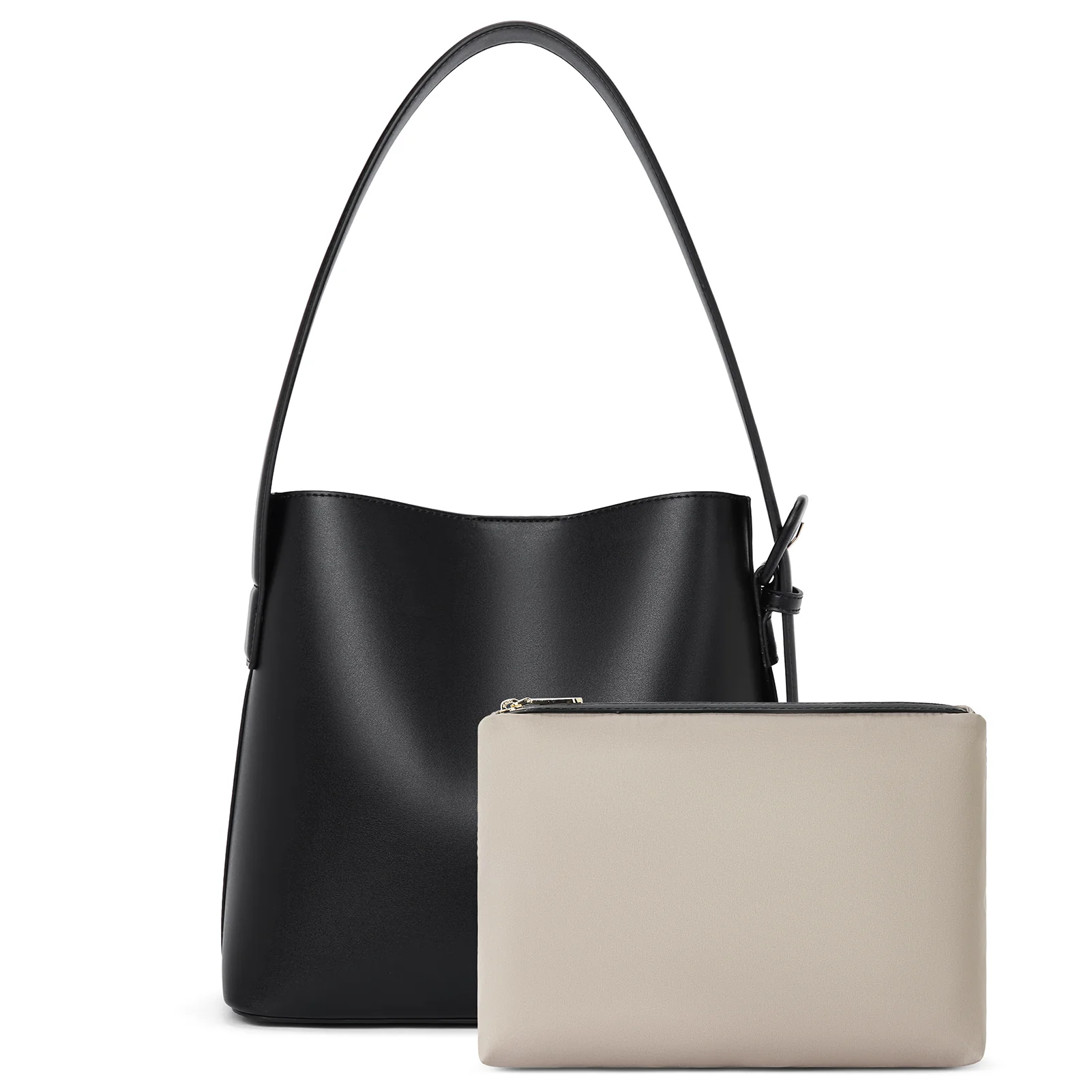 Lotty Soft Leather Chic Bucket Bag - Image 17