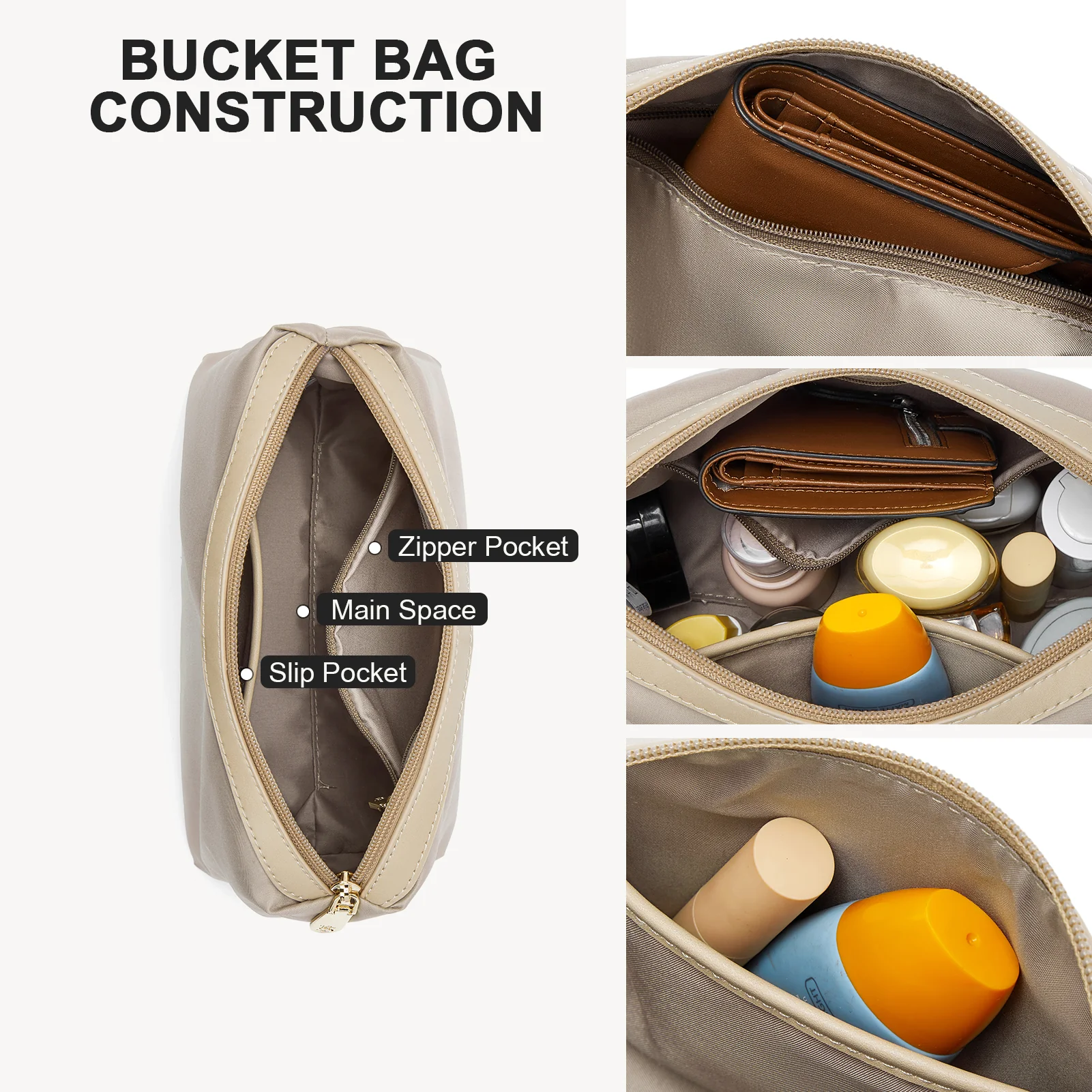 Lotty Soft Leather Chic Bucket Bag - Image 27