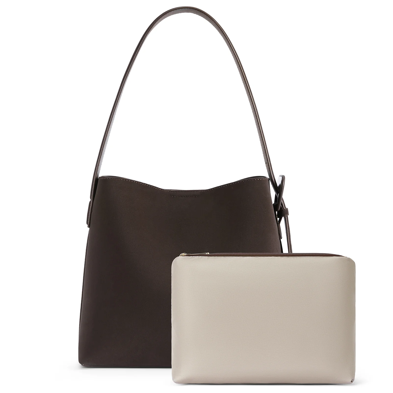 Lotty Soft Leather Chic Bucket Bag - Image 4