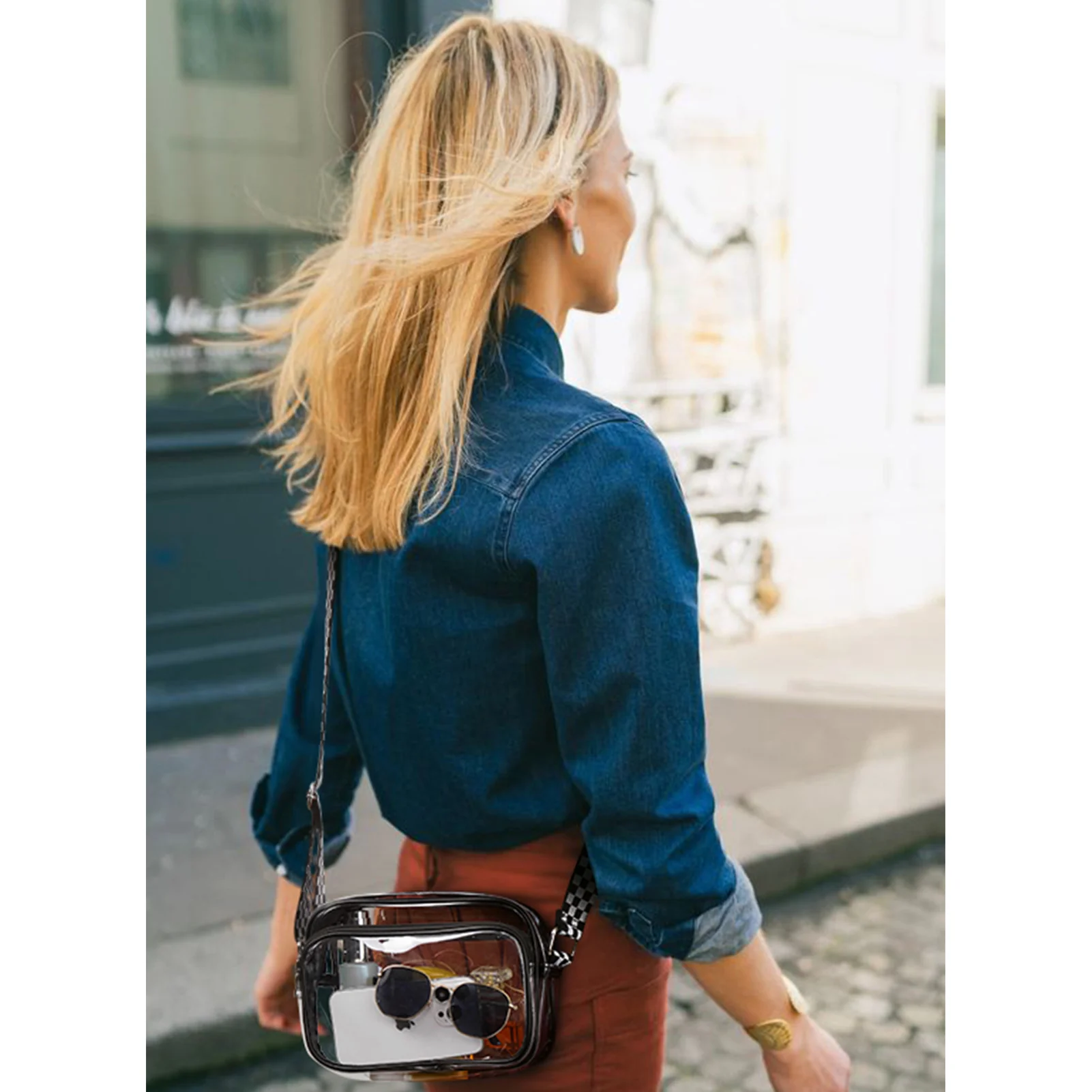 Nola Clear Stadium-Approved Crossbody Bags for Women - Image 47