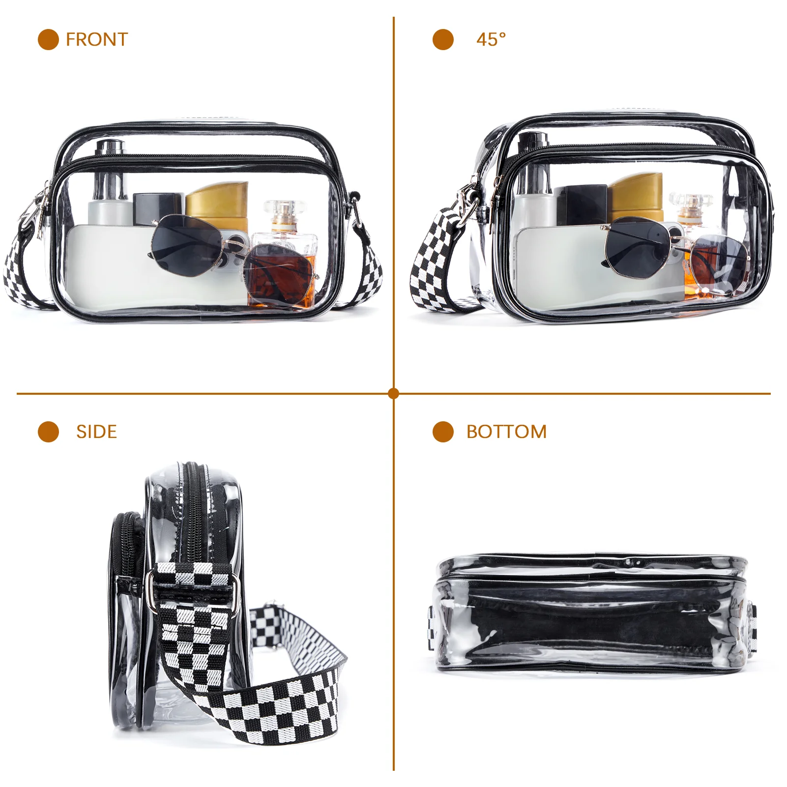 Nola Clear Stadium-Approved Crossbody Bags for Women - Image 52