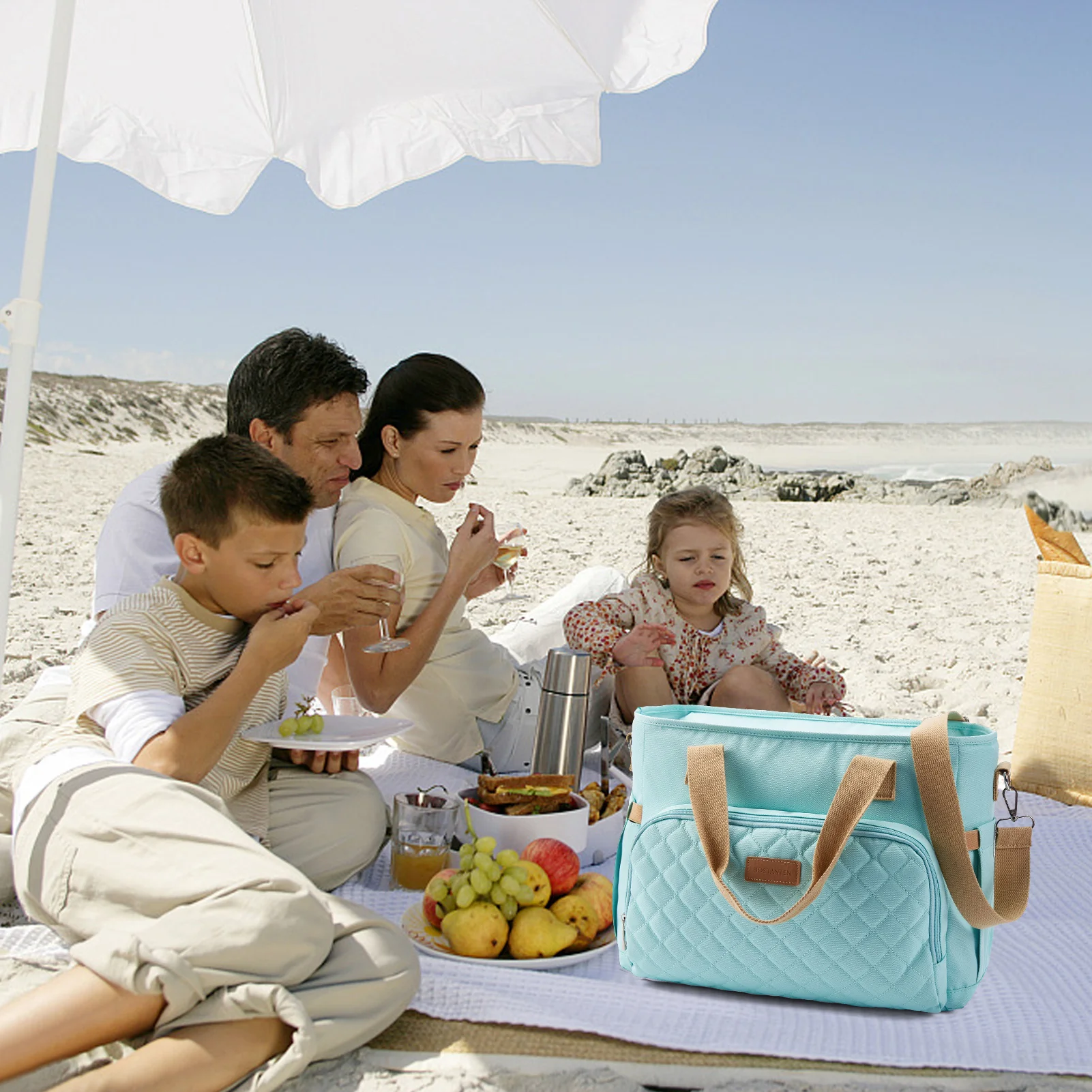 Insulated Soft Cooler Bag 13L Large Lunch Bag - Image 19