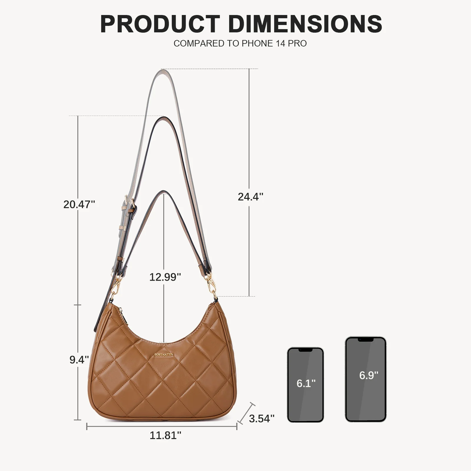 Kweli Mini Quilted Shoulder Purses - Image 17