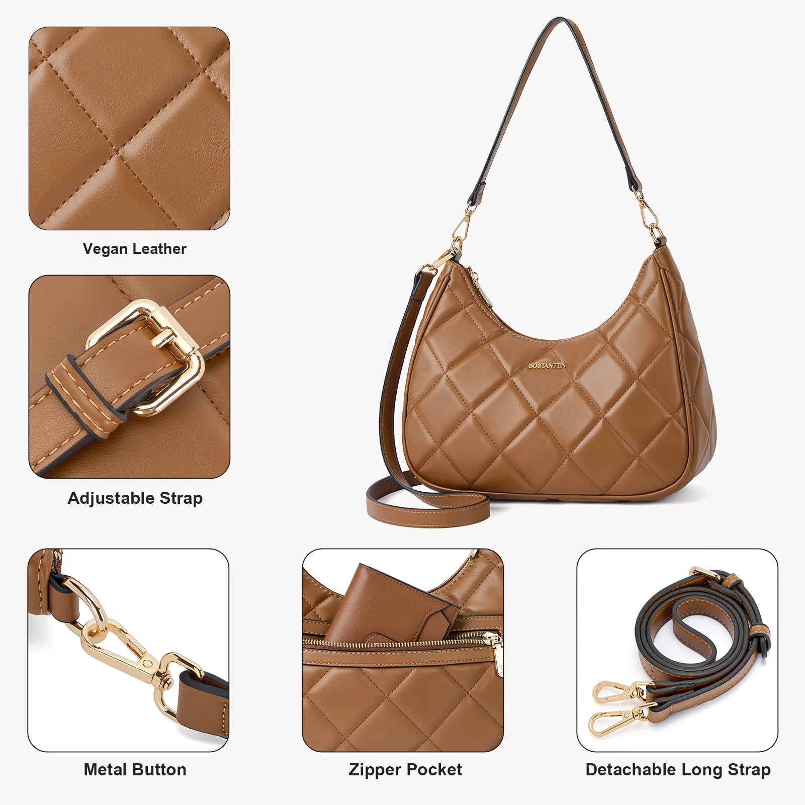 Kweli Mini Quilted Shoulder Purses - Image 19