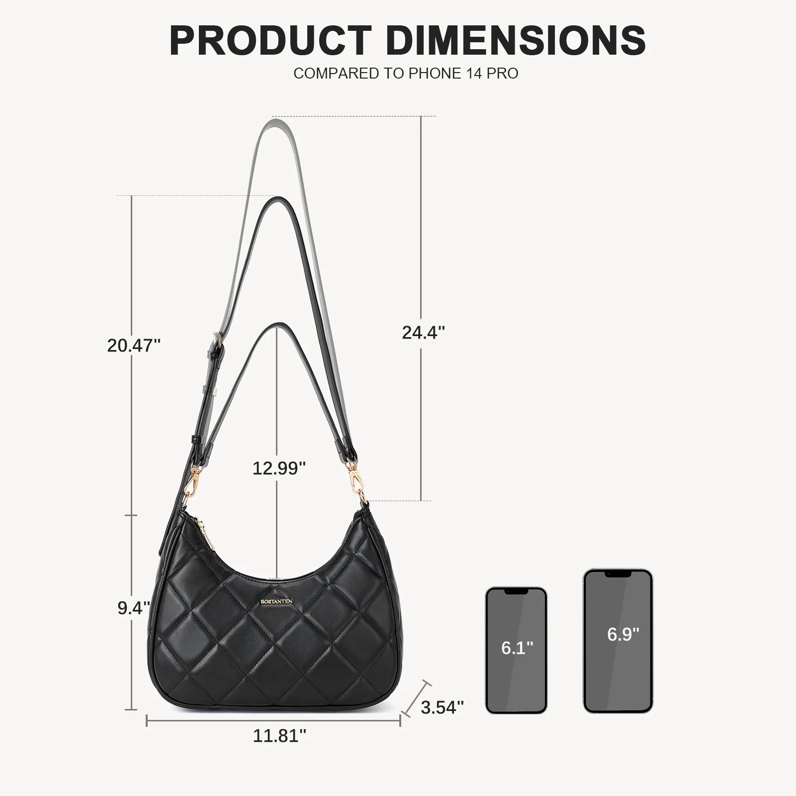 Kweli Mini Quilted Shoulder Purses - Image 23