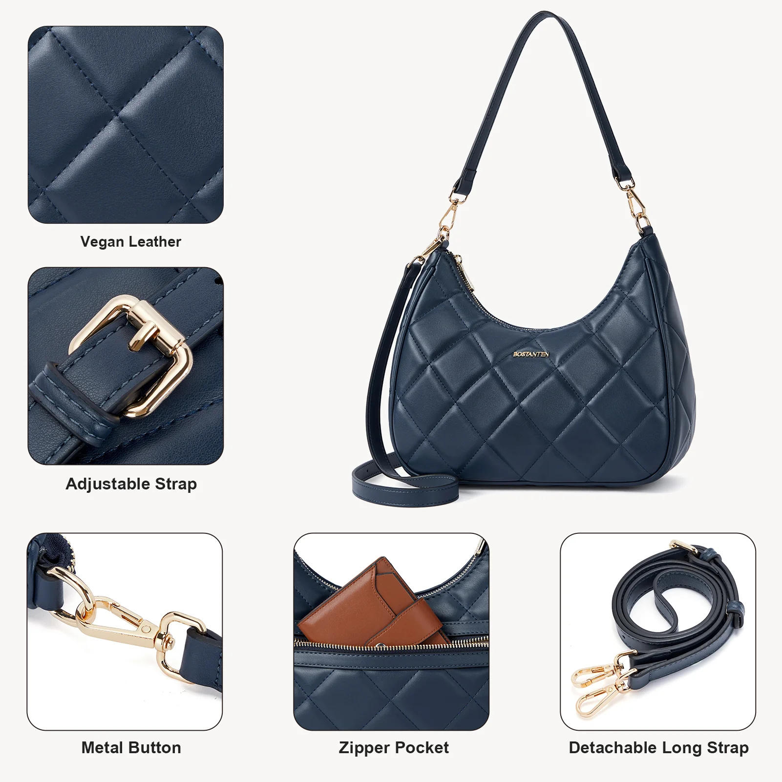 Kweli Mini Quilted Shoulder Purses - Image 31