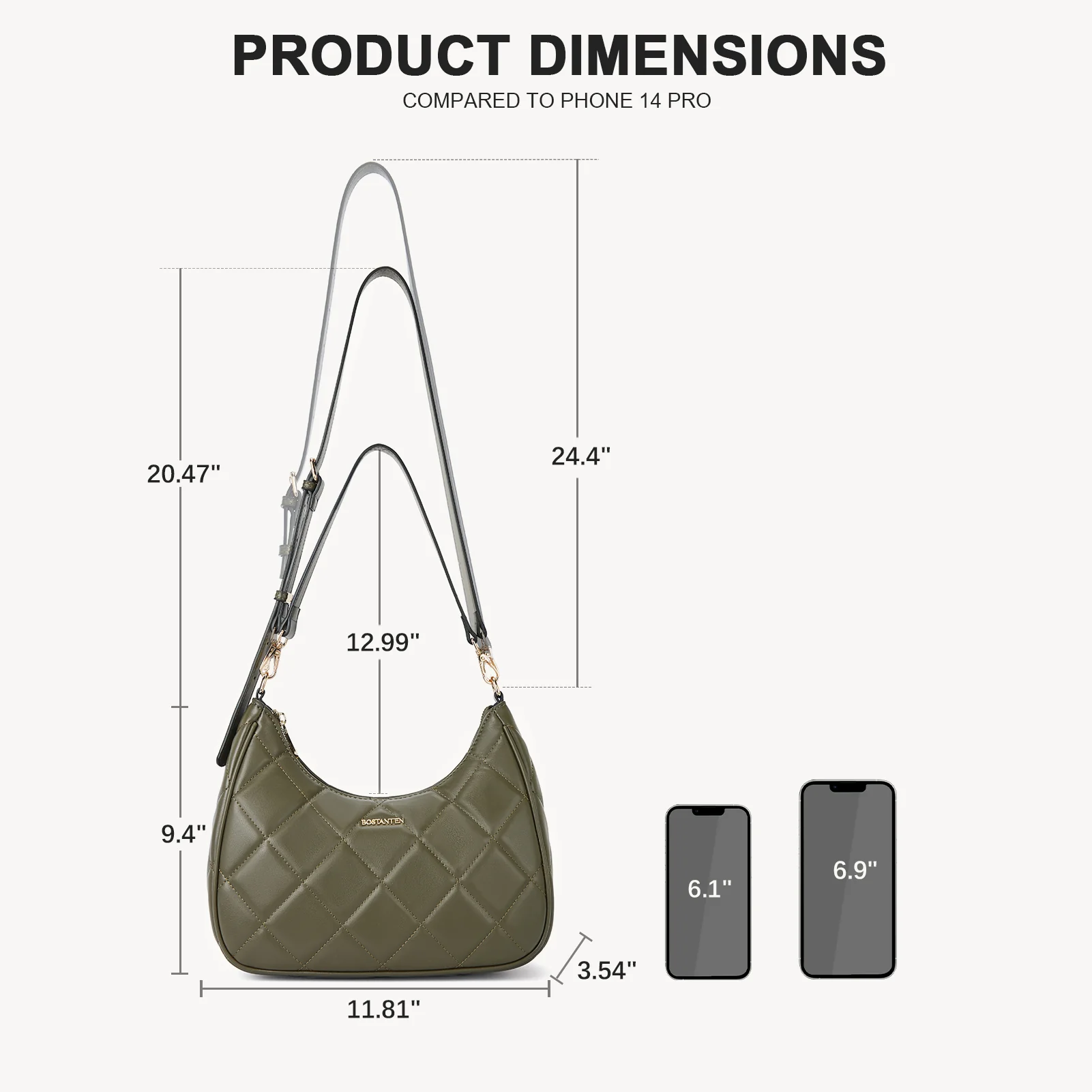 Kweli Mini Quilted Shoulder Purses - Image 4