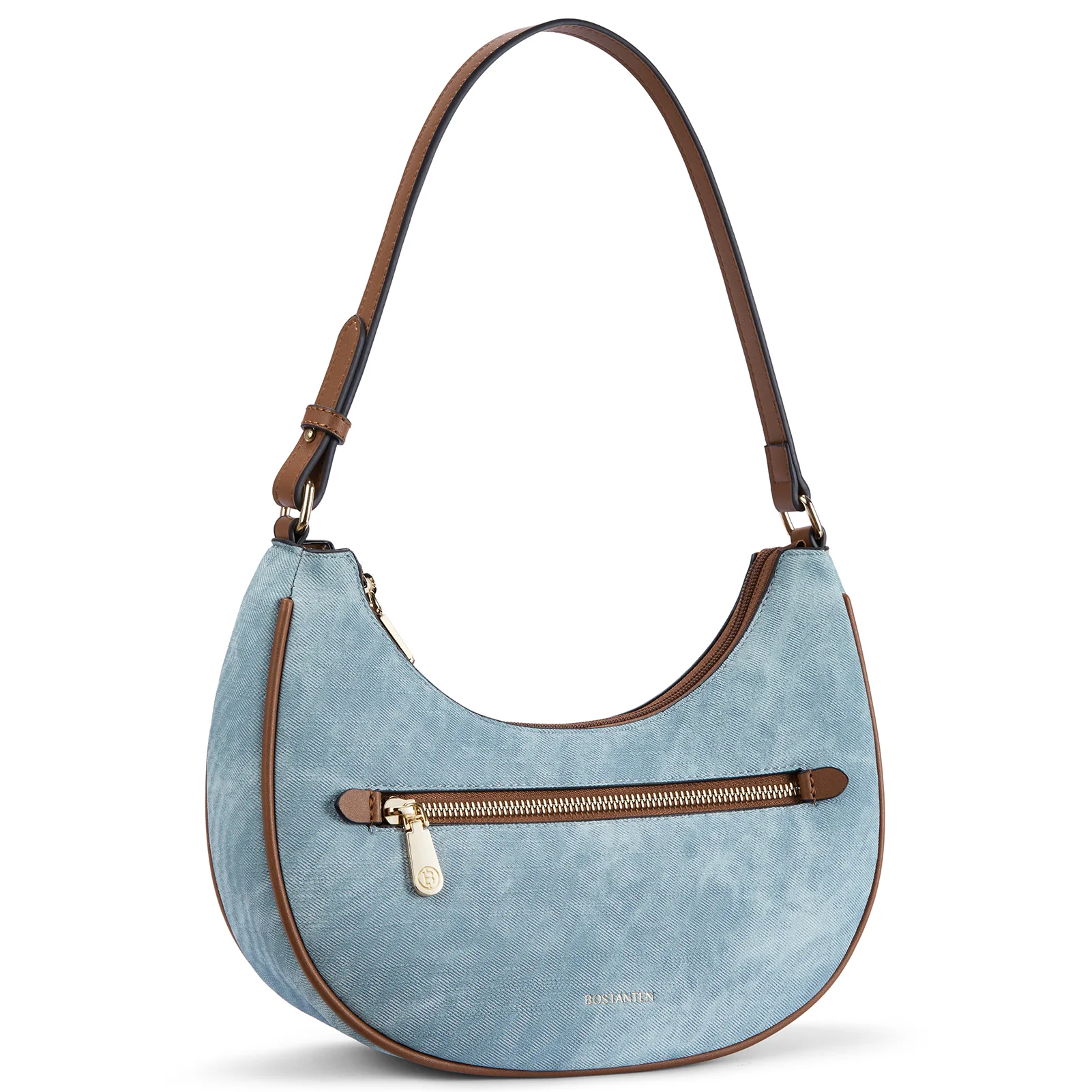 Kweli Crescent Shoulder Bag with Zip Pocket - Image 15