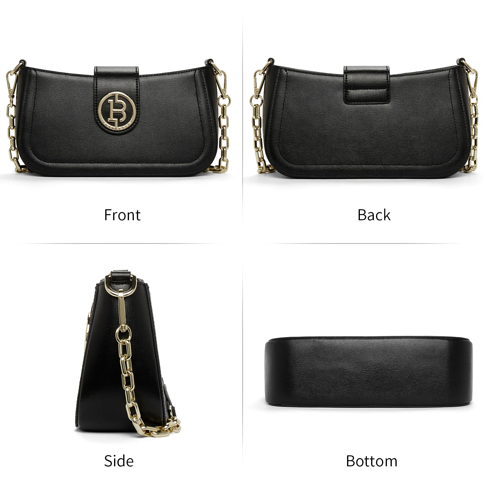 Nola Luxurious High Quality Genuine Leather Shoulder Bag - Perfect for Everyday Use - Image 3