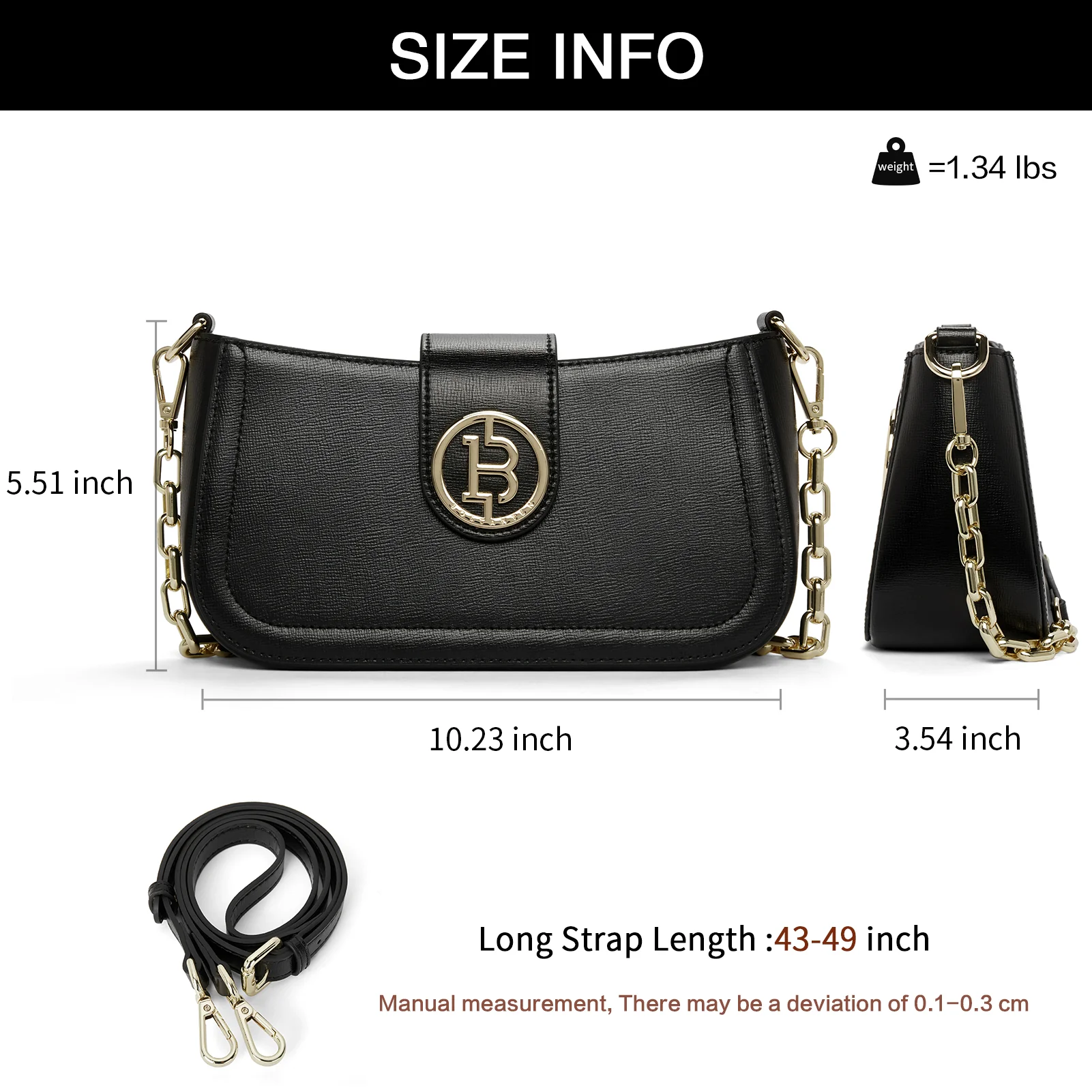 Nola Luxurious High Quality Genuine Leather Shoulder Bag - Perfect for Everyday Use - Image 4