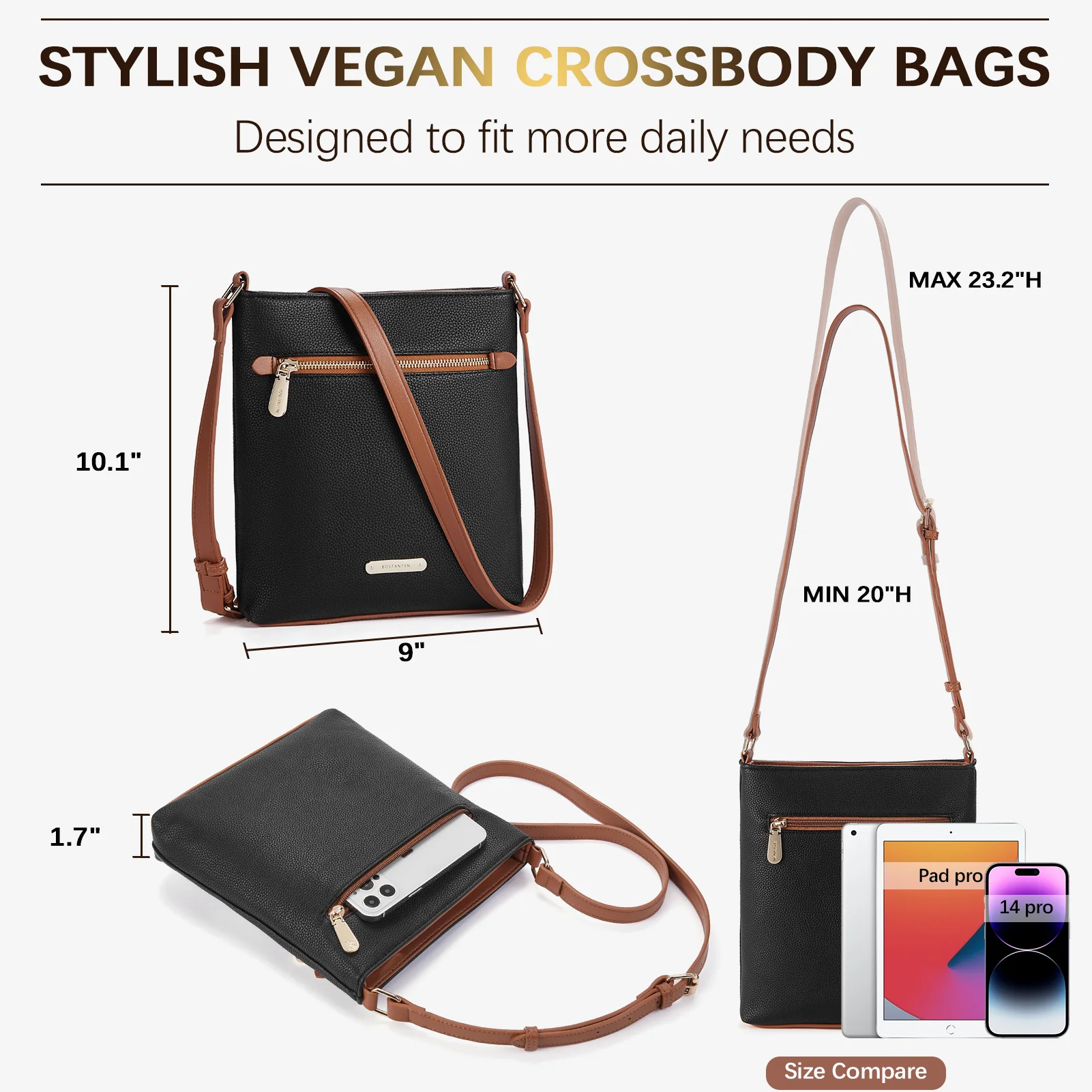 Lotty Keep Your Essentials Secure with a Crossbody Bag with Zipper - Image 10