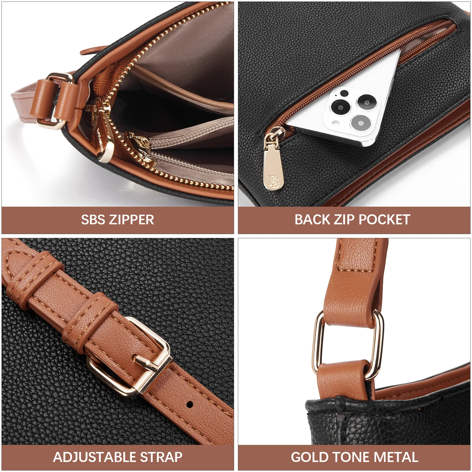 Lotty Keep Your Essentials Secure with a Crossbody Bag with Zipper - Image 12
