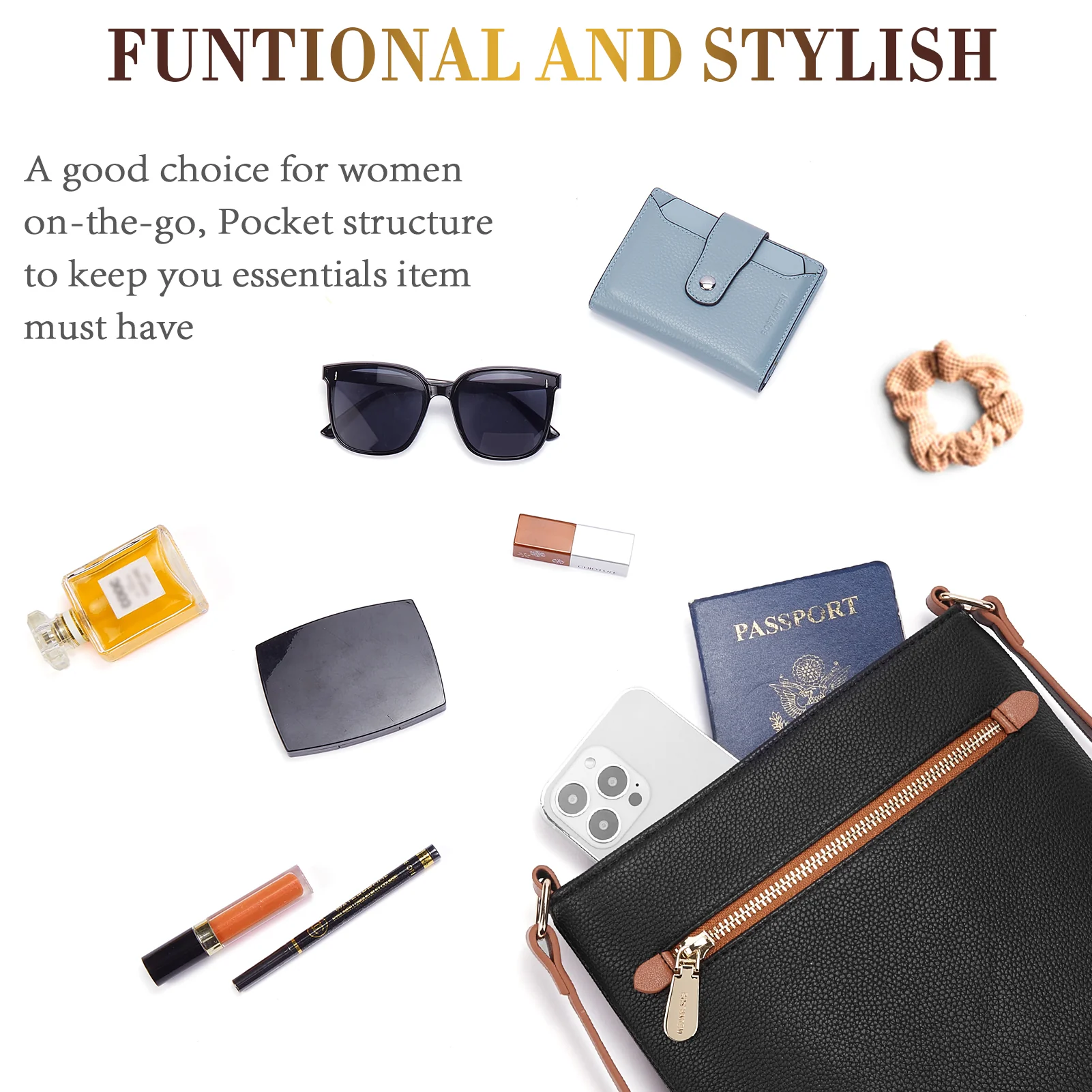 Lotty Keep Your Essentials Secure with a Crossbody Bag with Zipper - Image 14