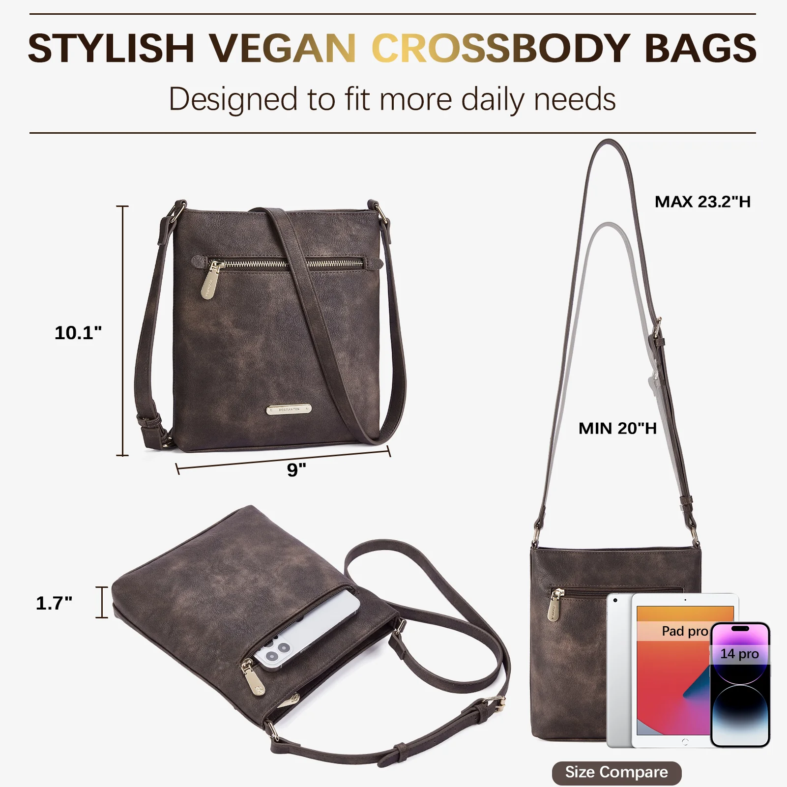 Lotty Keep Your Essentials Secure with a Crossbody Bag with Zipper - Image 25