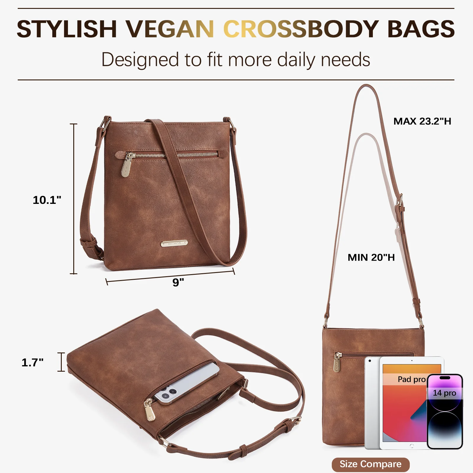 Lotty Keep Your Essentials Secure with a Crossbody Bag with Zipper - Image 32