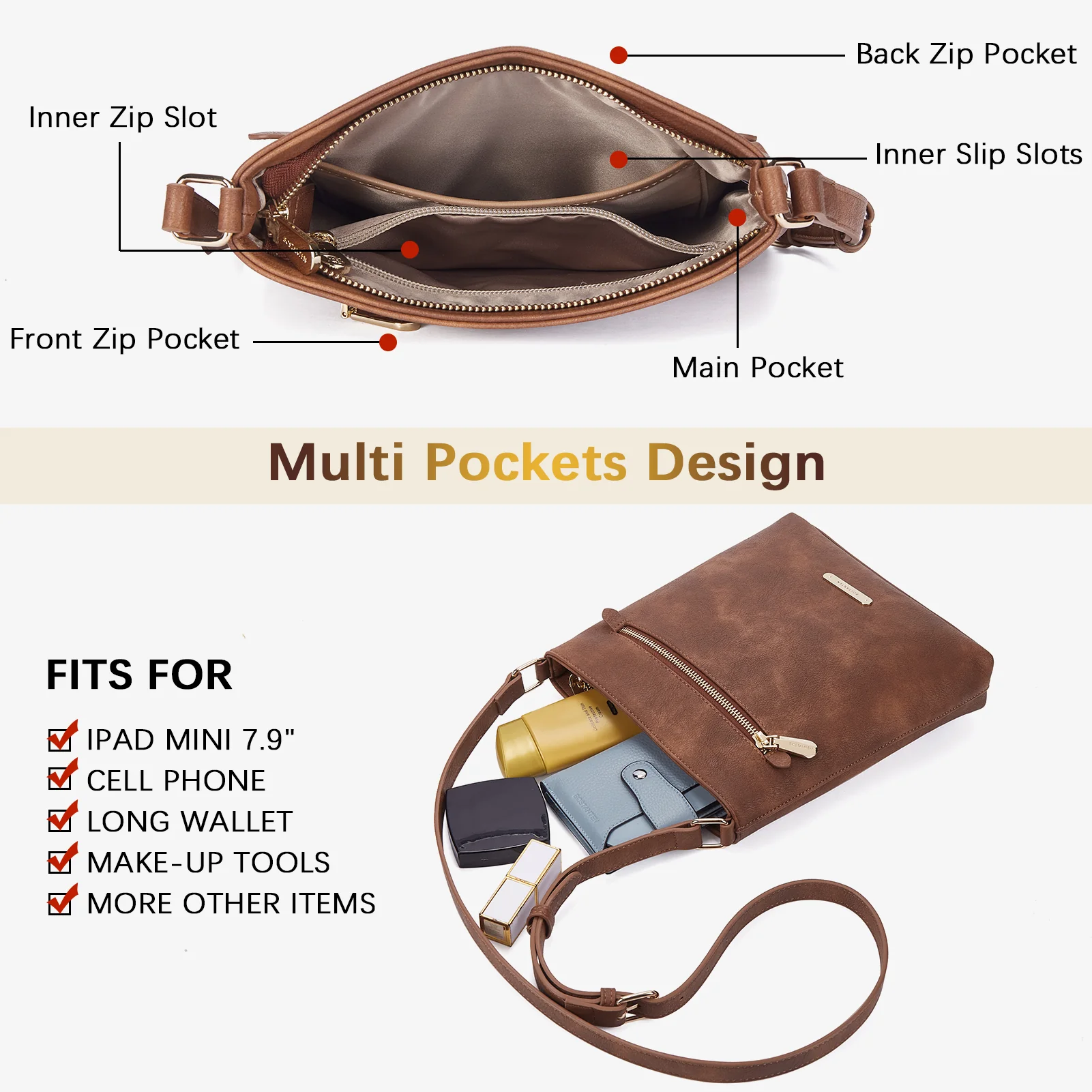 Lotty Keep Your Essentials Secure with a Crossbody Bag with Zipper - Image 33