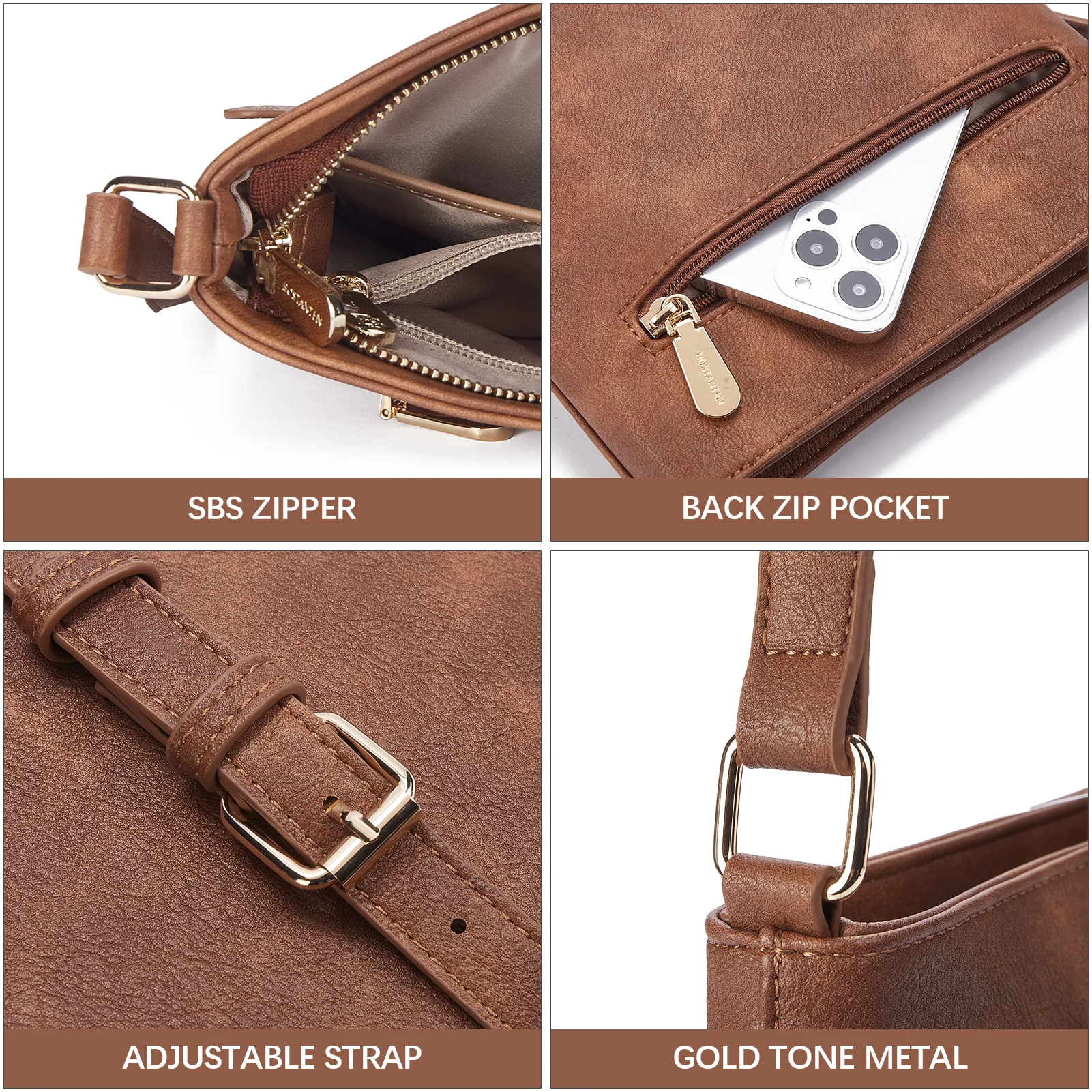 Lotty Keep Your Essentials Secure with a Crossbody Bag with Zipper - Image 35