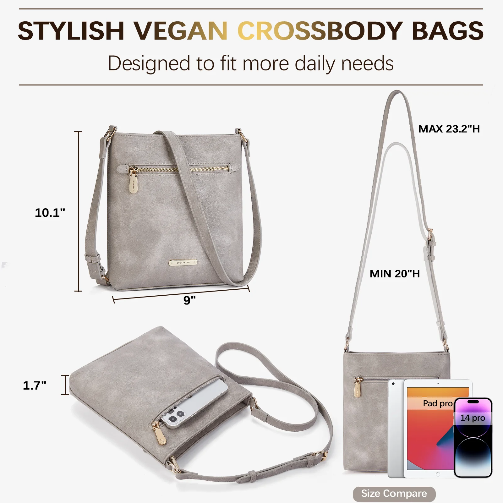 Lotty Keep Your Essentials Secure with a Crossbody Bag with Zipper - Image 39