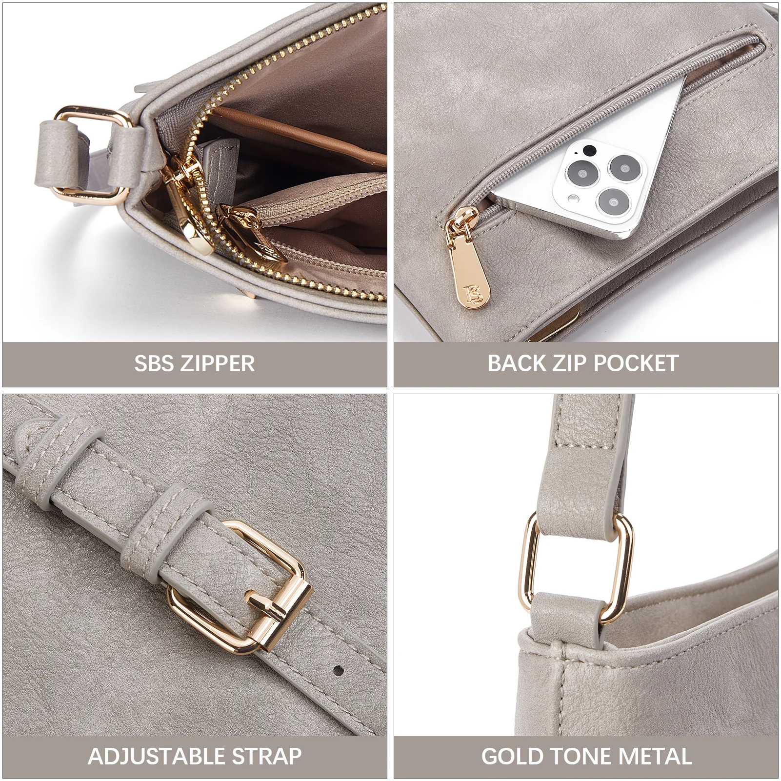 Lotty Keep Your Essentials Secure with a Crossbody Bag with Zipper - Image 42