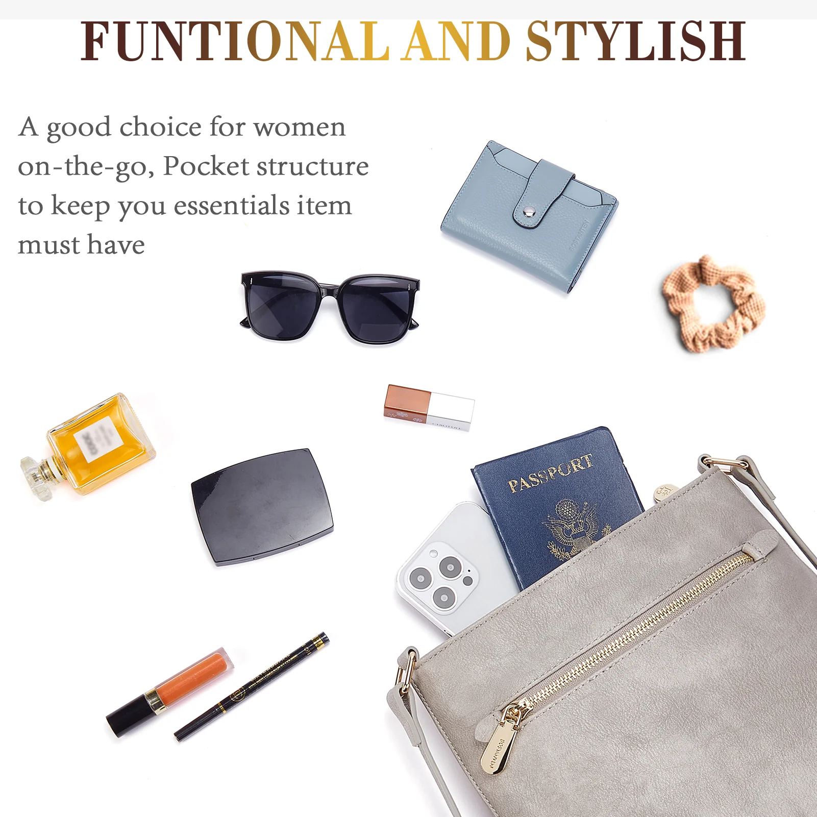 Lotty Keep Your Essentials Secure with a Crossbody Bag with Zipper - Image 43