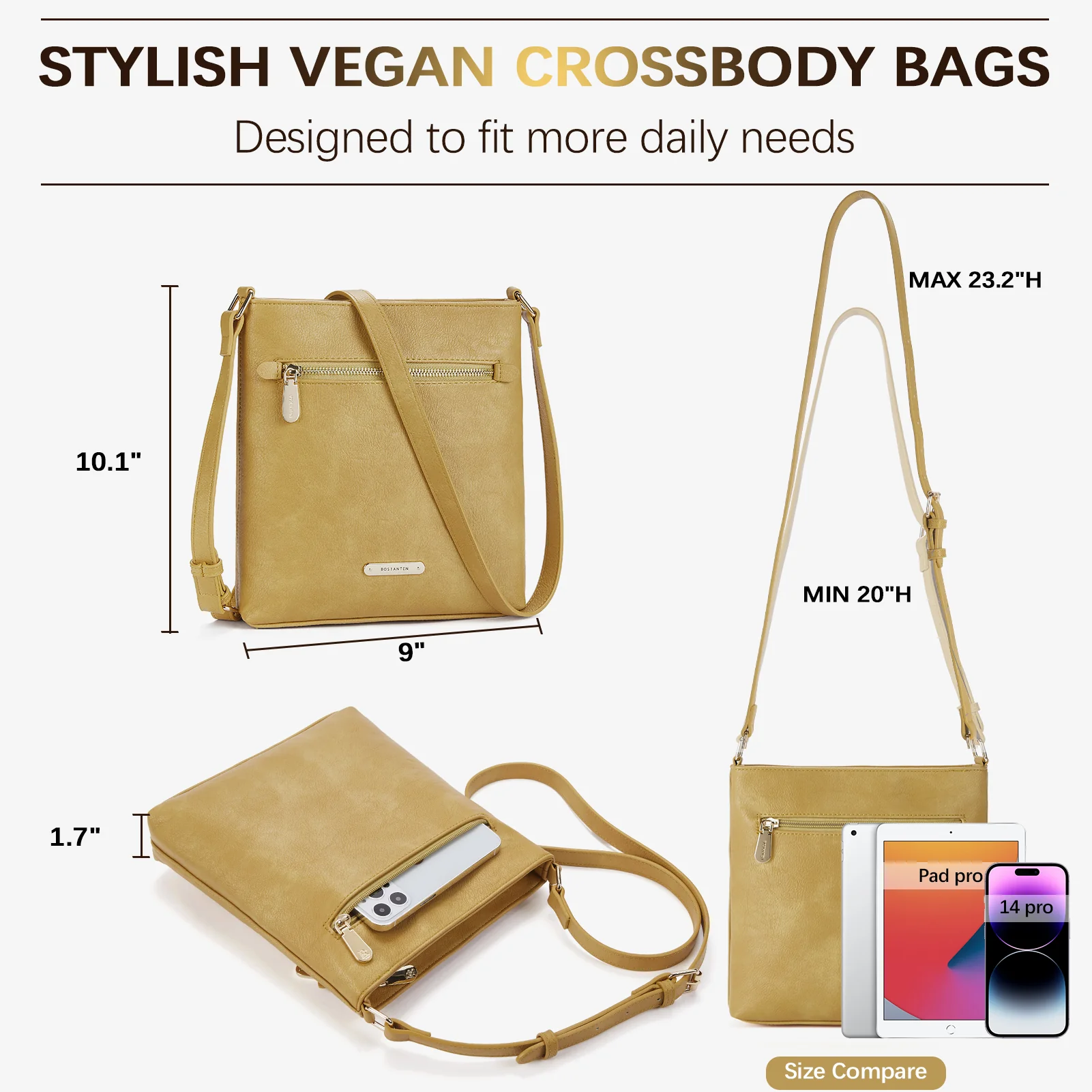 Lotty Keep Your Essentials Secure with a Crossbody Bag with Zipper - Image 47