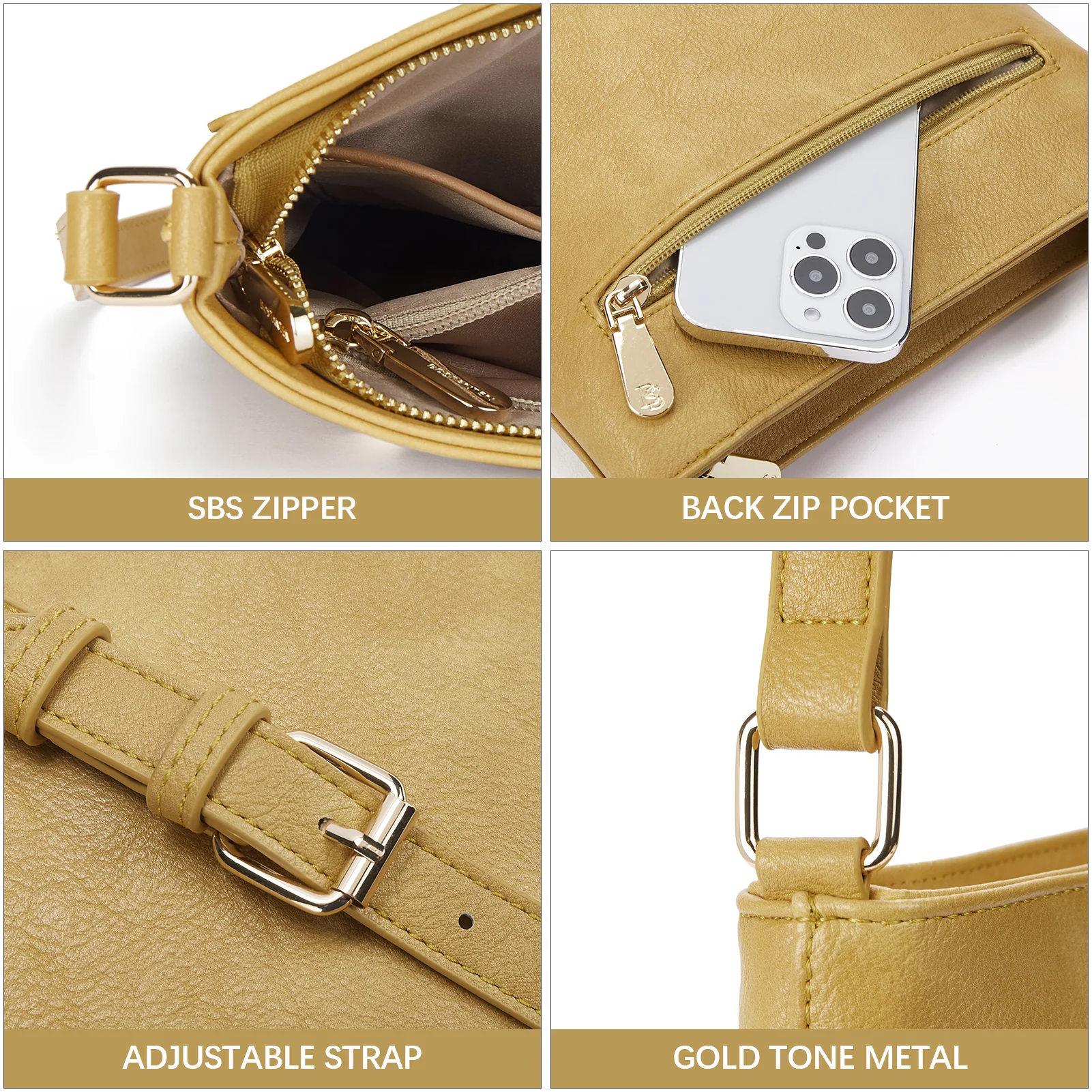 Lotty Keep Your Essentials Secure with a Crossbody Bag with Zipper - Image 48