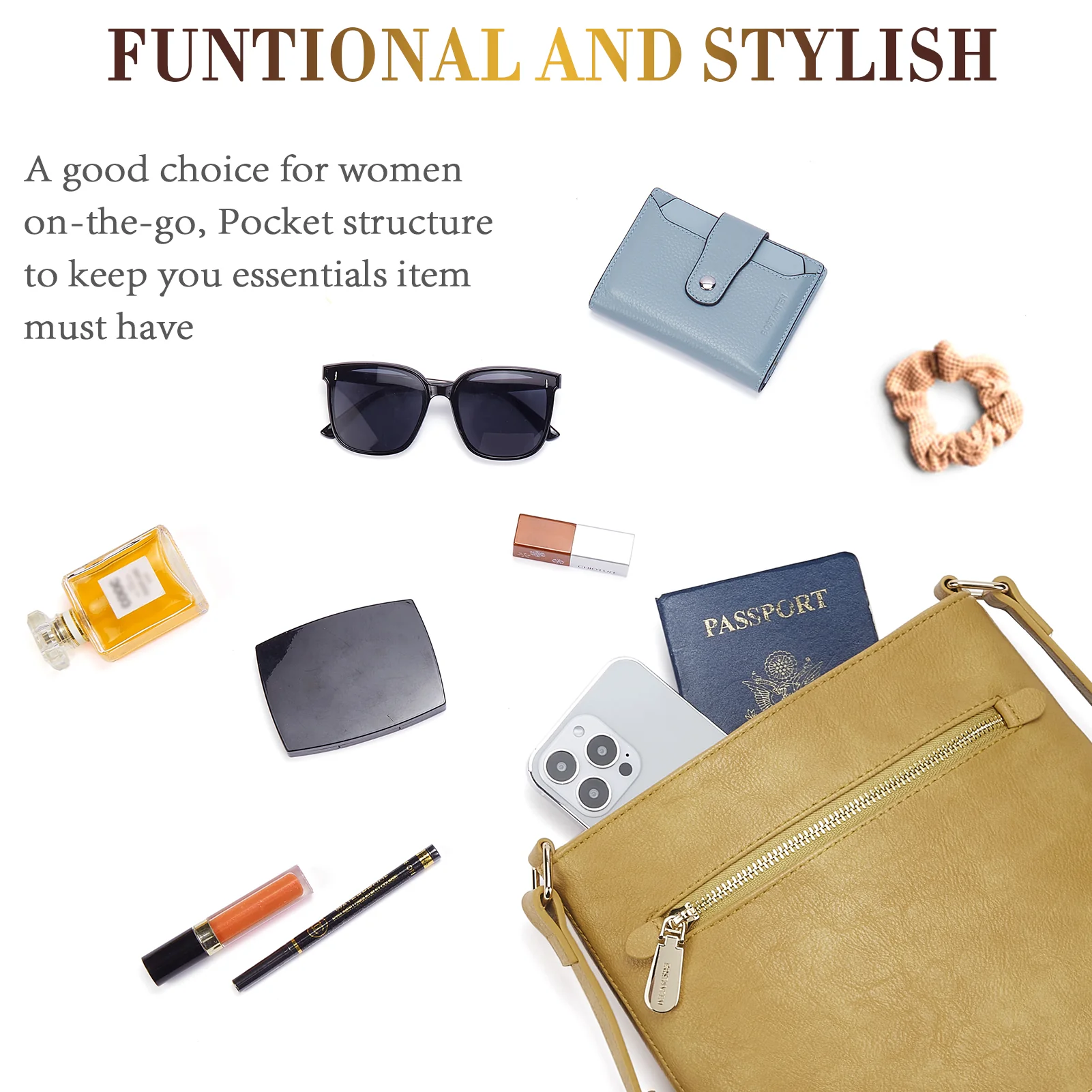 Lotty Keep Your Essentials Secure with a Crossbody Bag with Zipper - Image 50