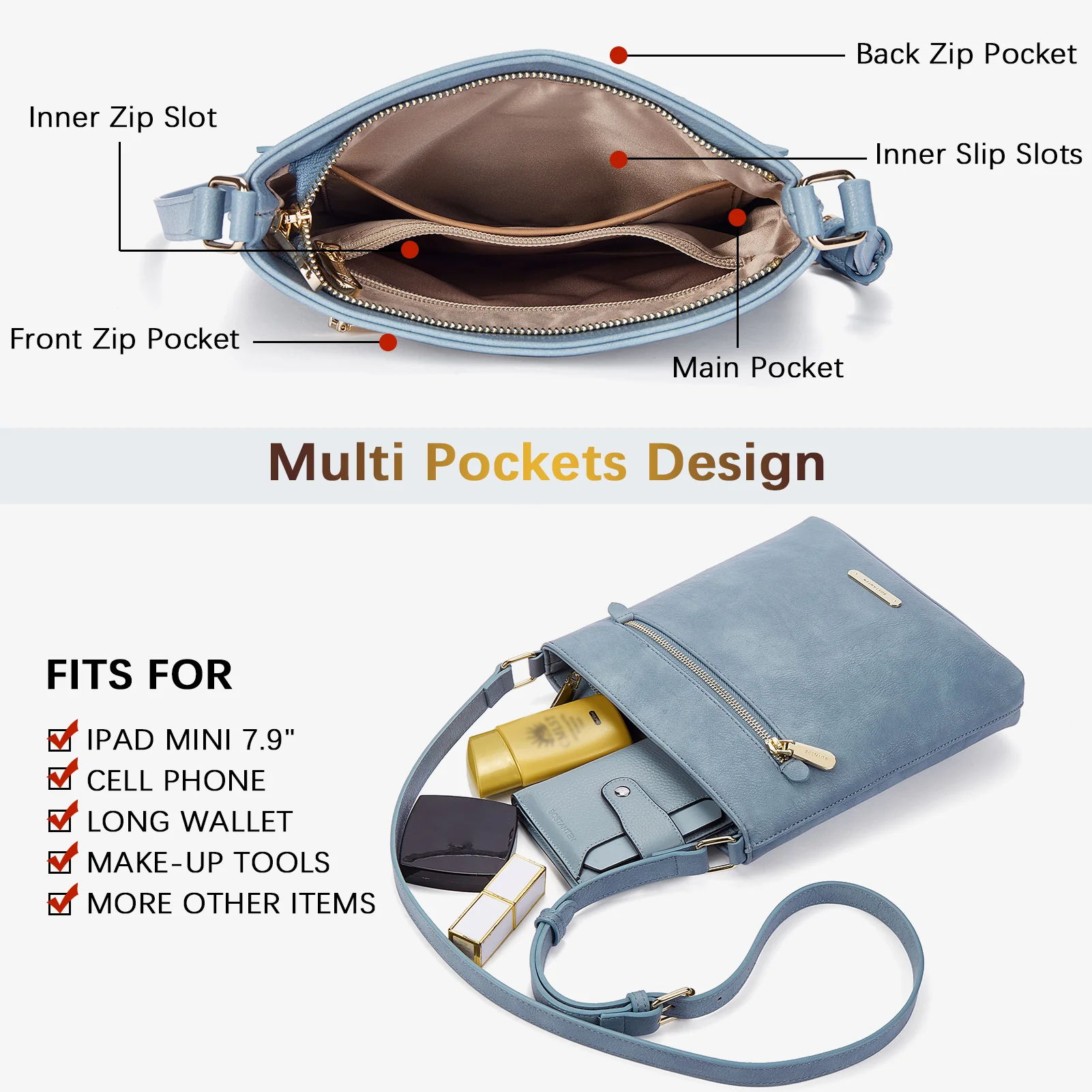 Lotty Keep Your Essentials Secure with a Crossbody Bag with Zipper - Image 53