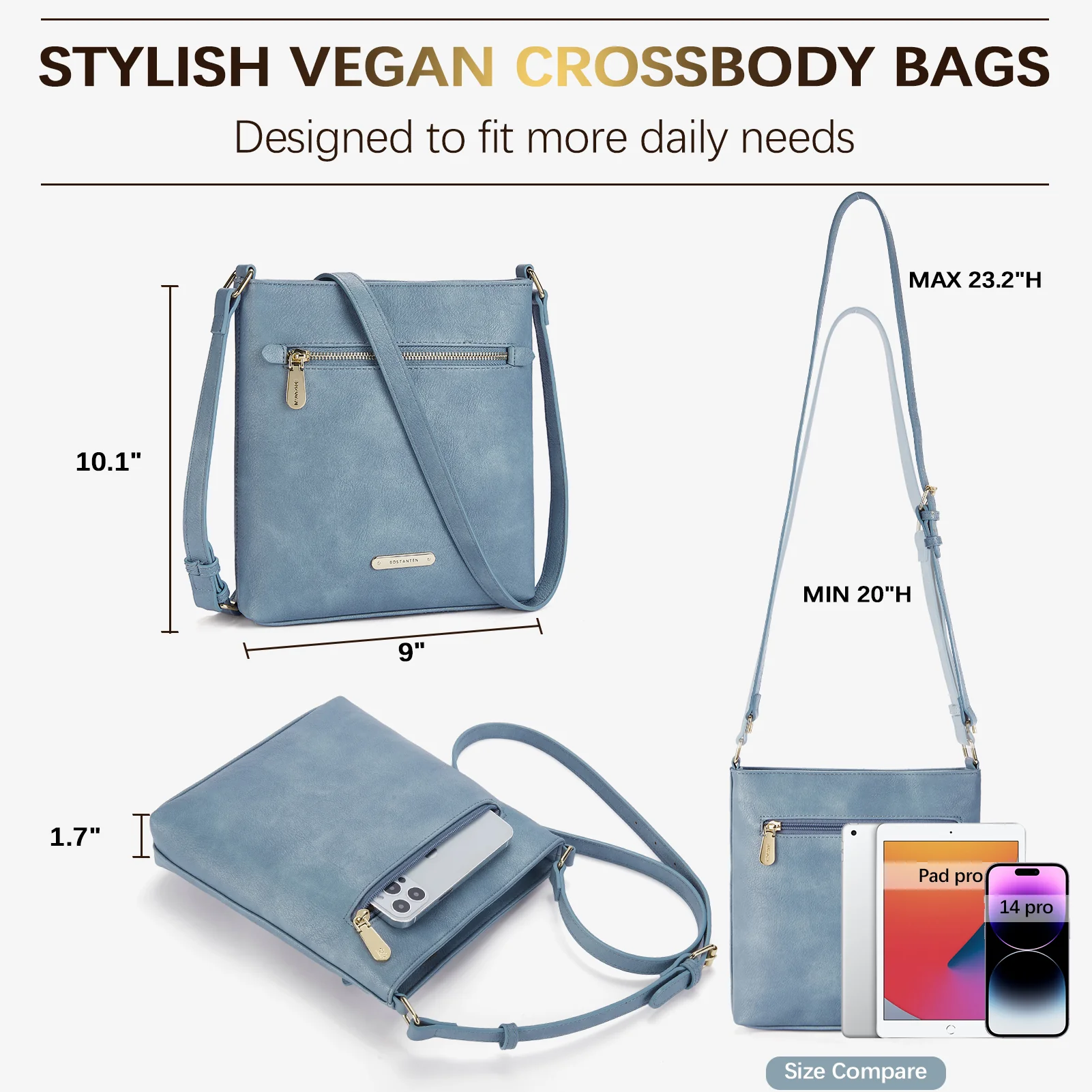 Lotty Keep Your Essentials Secure with a Crossbody Bag with Zipper - Image 54