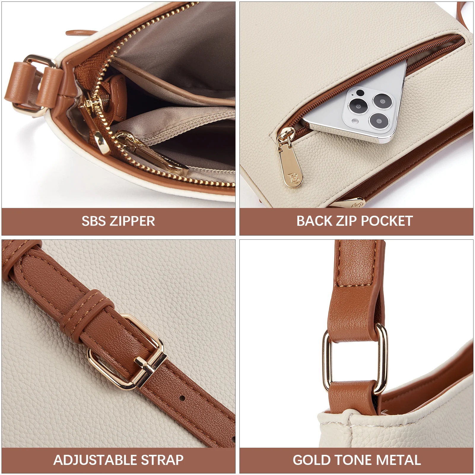 Lotty Keep Your Essentials Secure with a Crossbody Bag with Zipper - Image 6