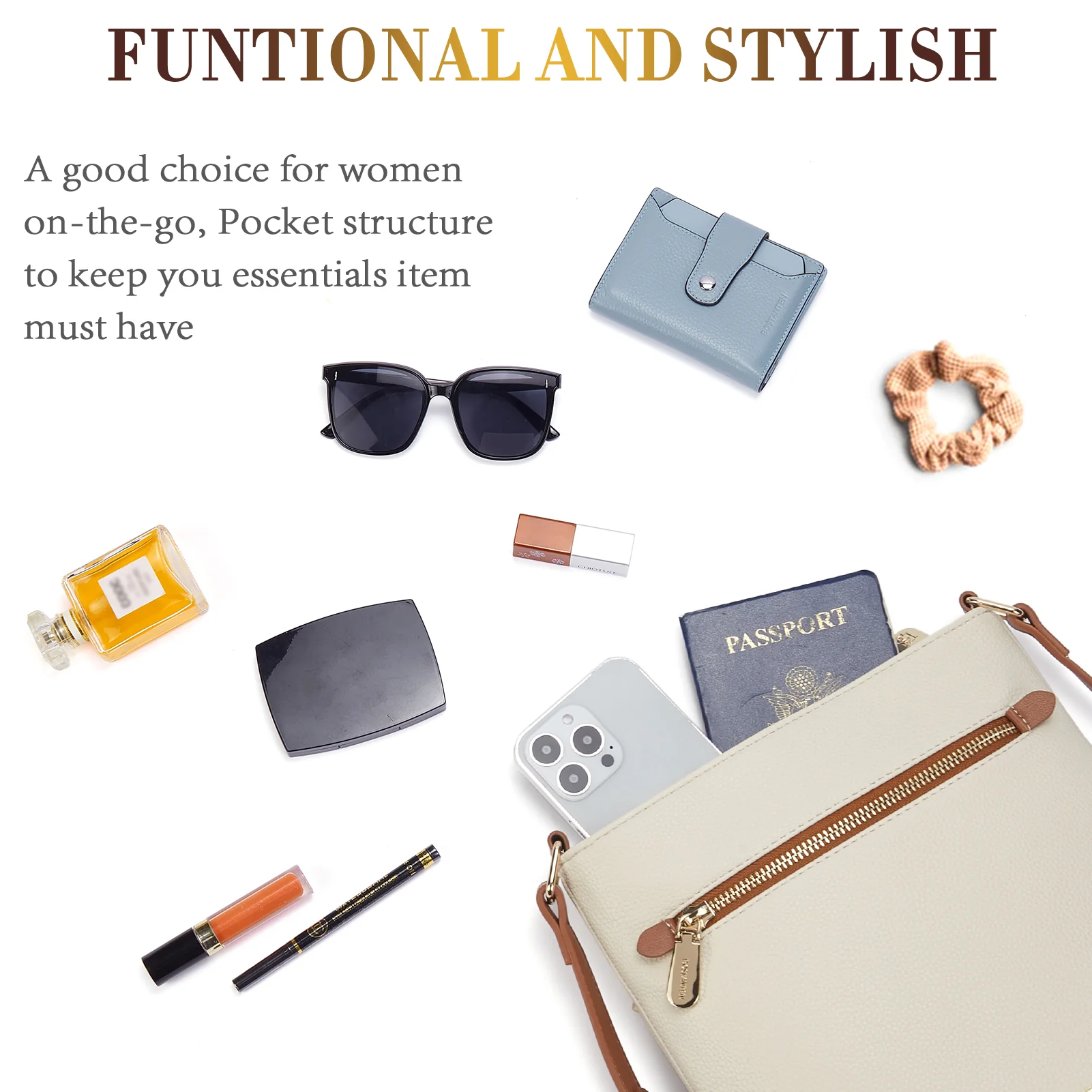 Lotty Keep Your Essentials Secure with a Crossbody Bag with Zipper - Image 7