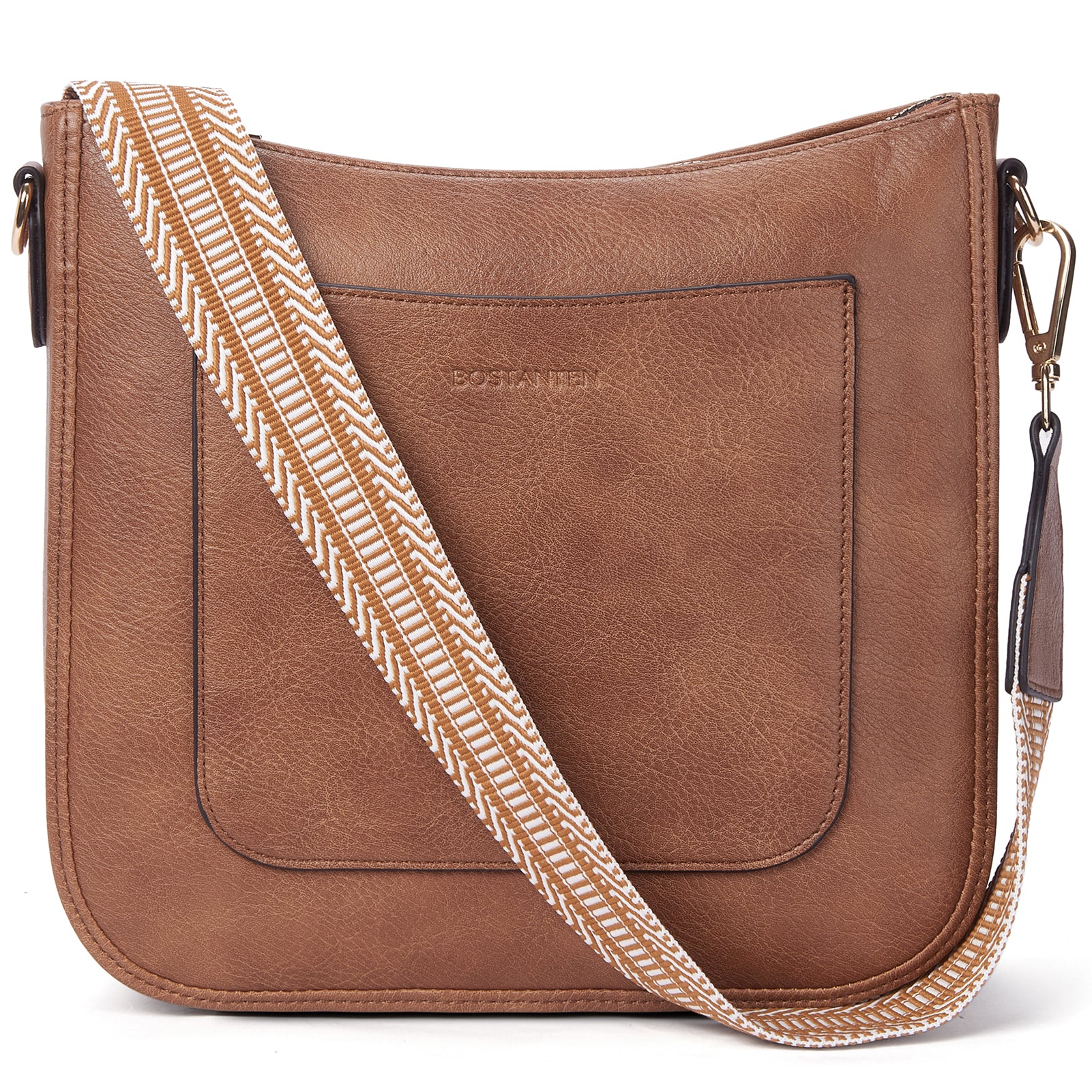 Nola Reversible Boho Straps Vegan Leather Hobo Handbags - Image 10