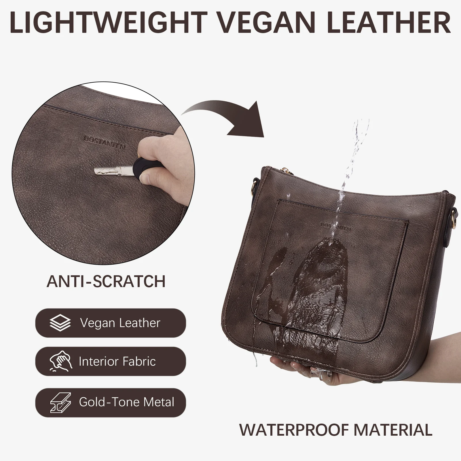 Nola Reversible Boho Straps Vegan Leather Hobo Handbags - Image 27