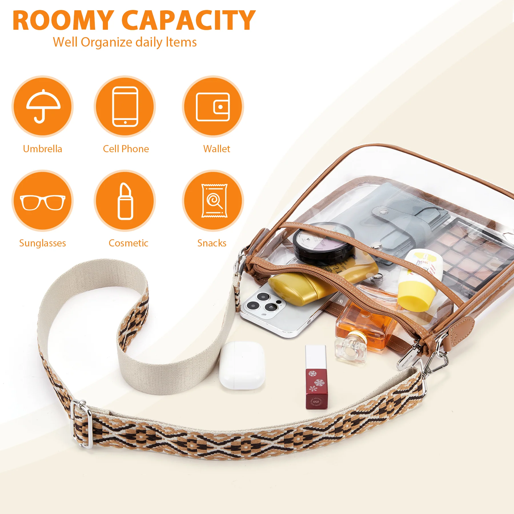 Nola Stadium Approved Clear Concert Bags for Women - Image 12
