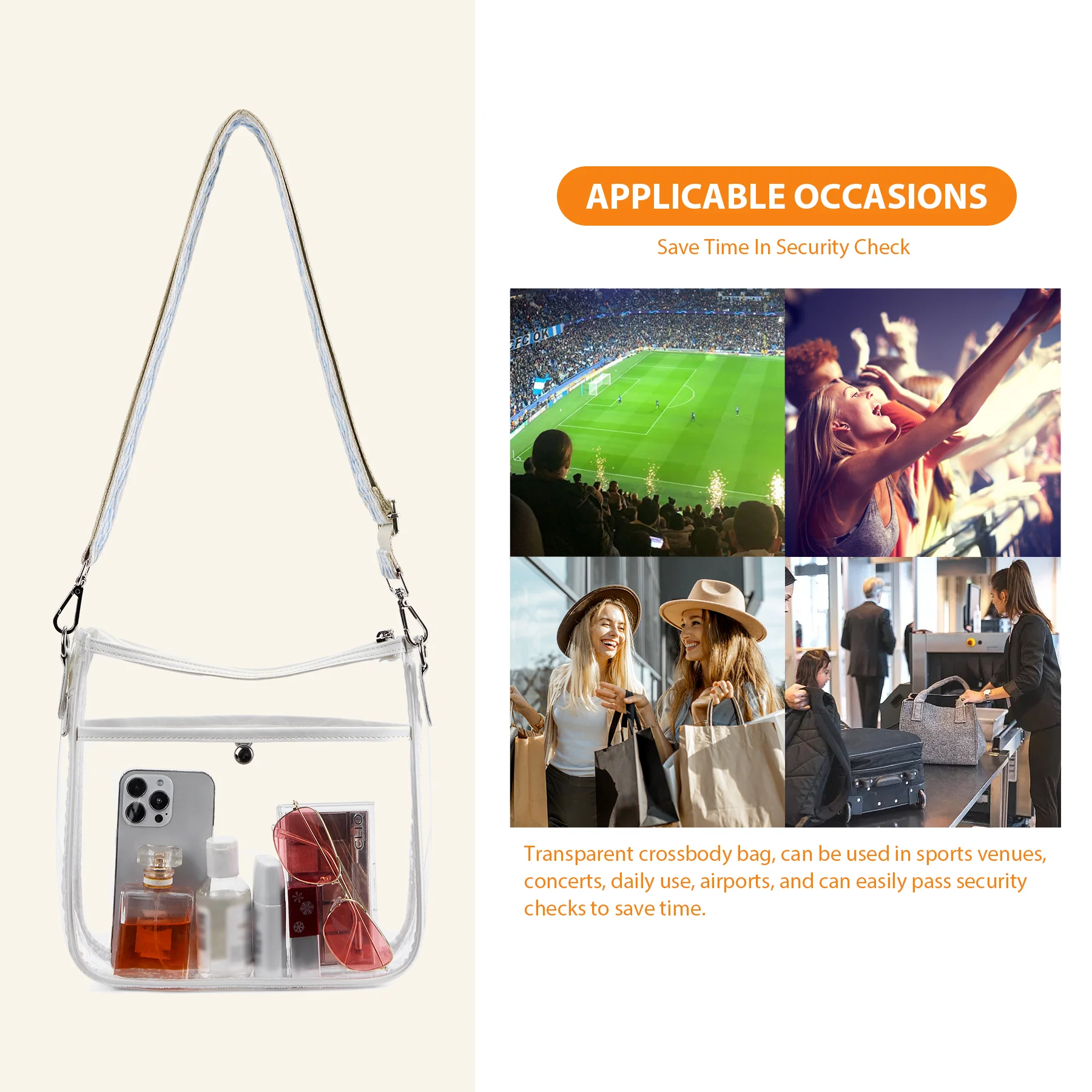 Nola Stadium Approved Clear Concert Bags for Women - Image 16