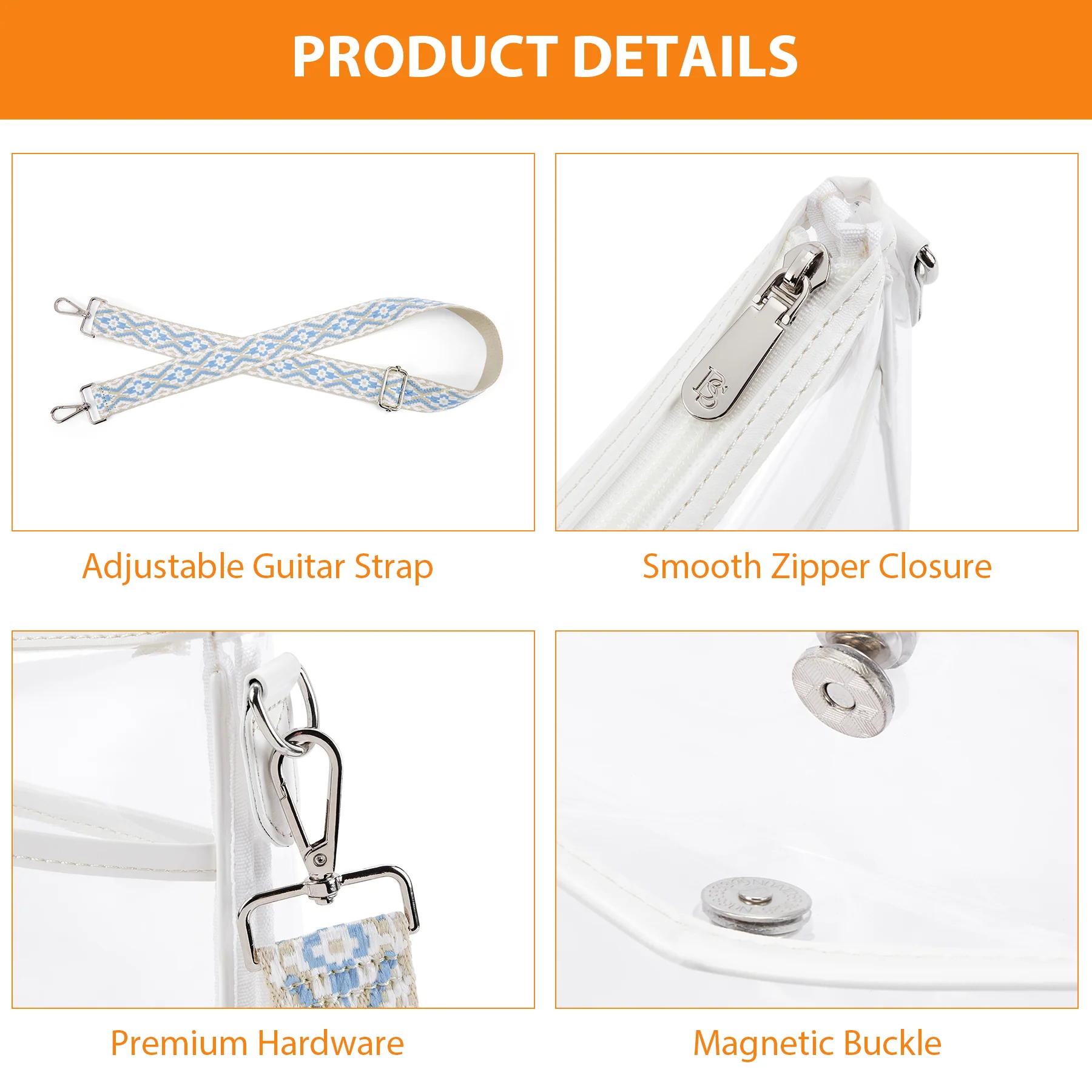 Nola Stadium Approved Clear Concert Bags for Women - Image 17