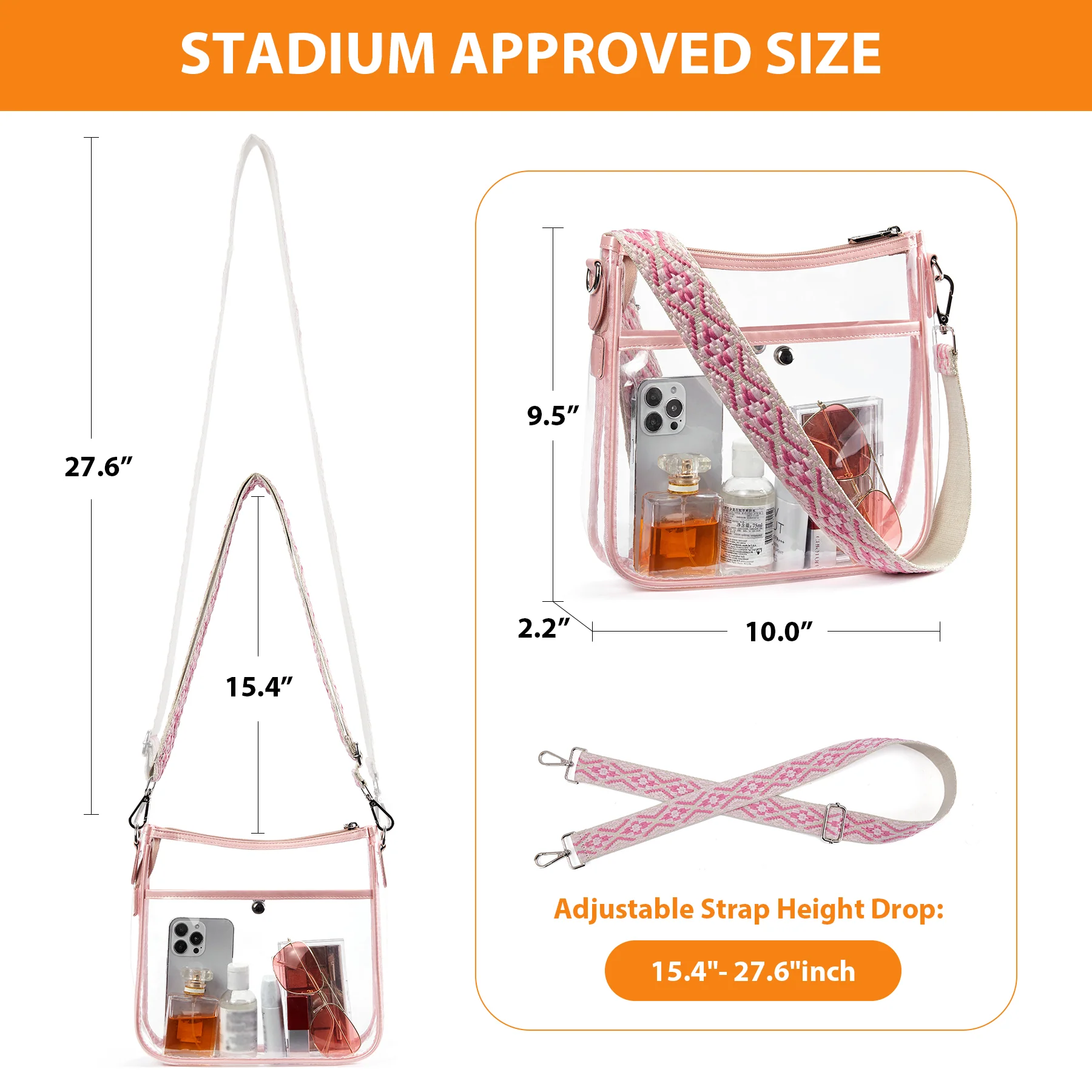 Nola Stadium Approved Clear Concert Bags for Women - Image 21