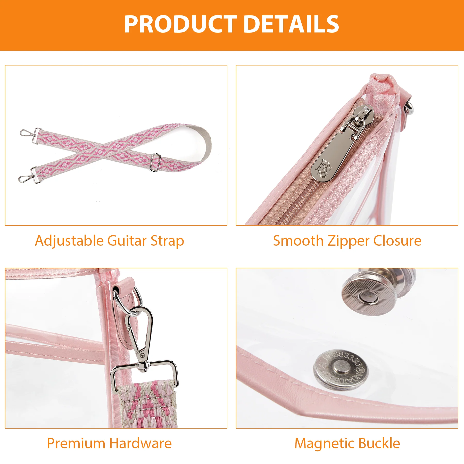 Nola Stadium Approved Clear Concert Bags for Women - Image 23