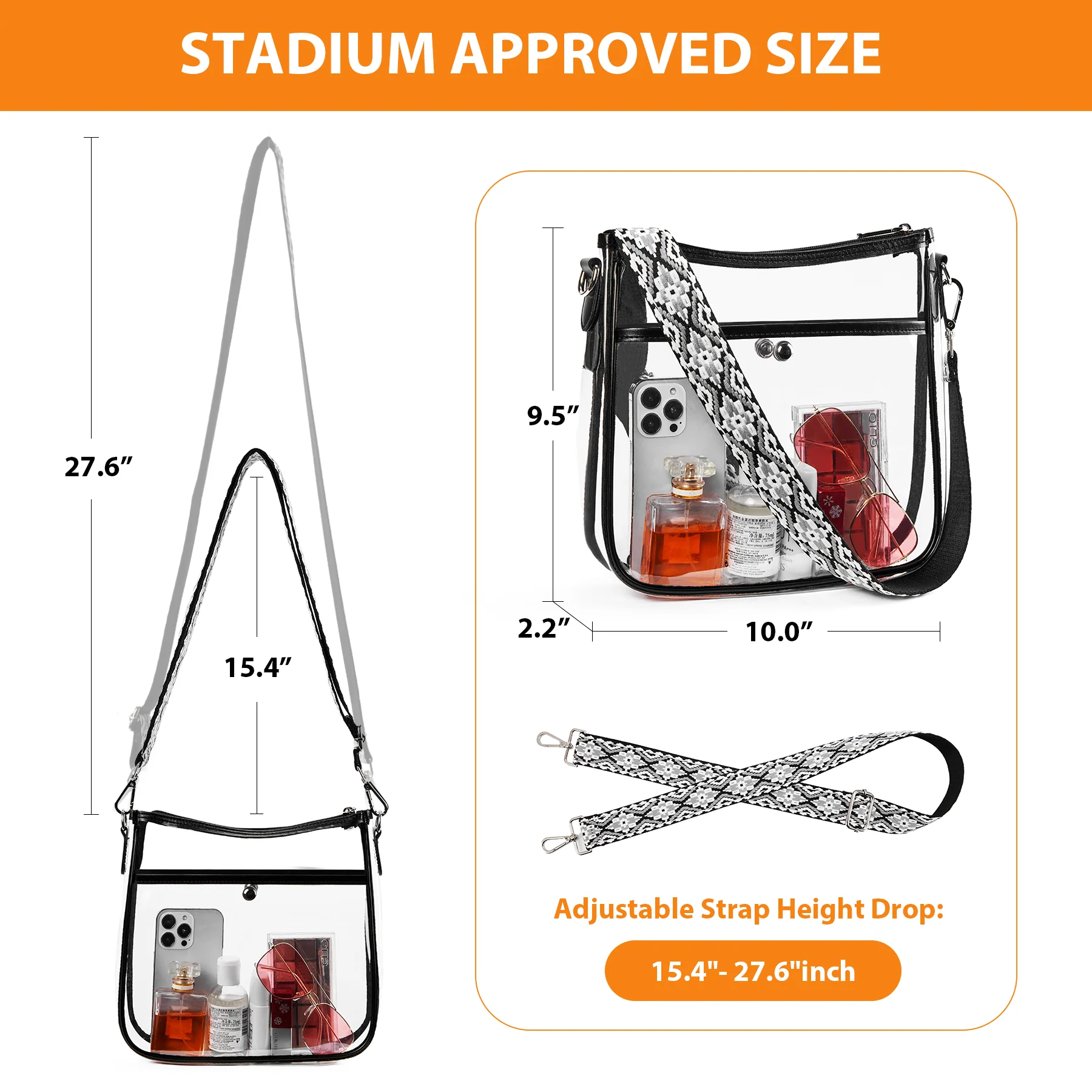 Nola Stadium Approved Clear Concert Bags for Women - Image 3