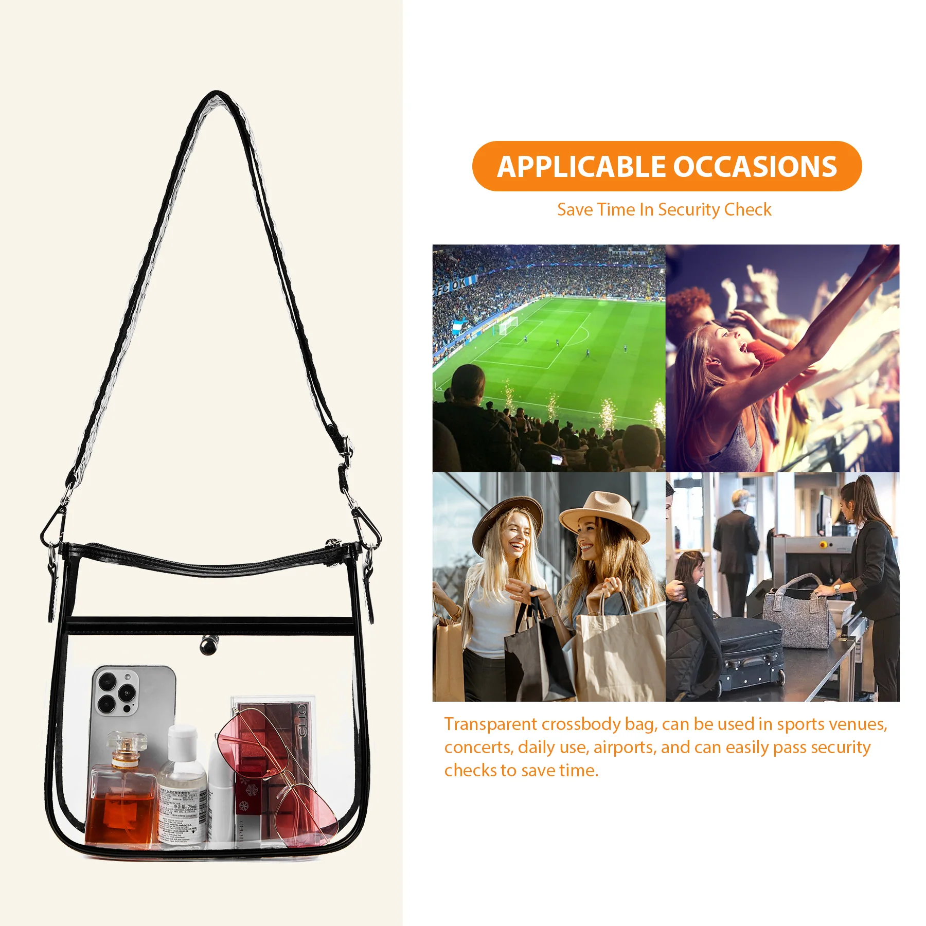 Nola Stadium Approved Clear Concert Bags for Women - Image 4