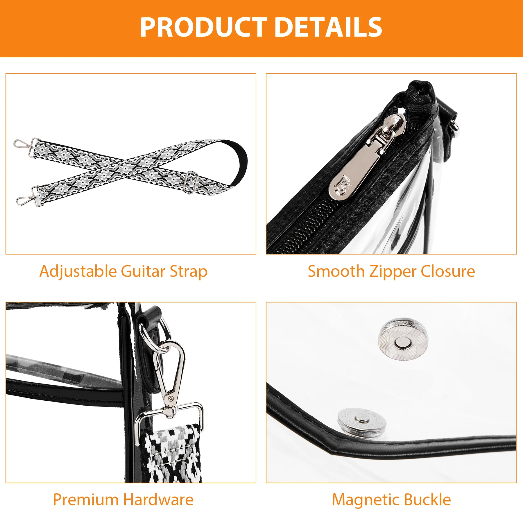 Nola Stadium Approved Clear Concert Bags for Women - Image 5