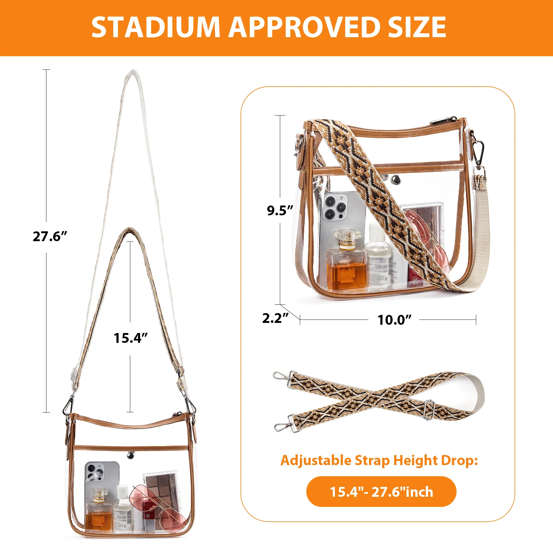 Nola Stadium Approved Clear Concert Bags for Women - Image 9