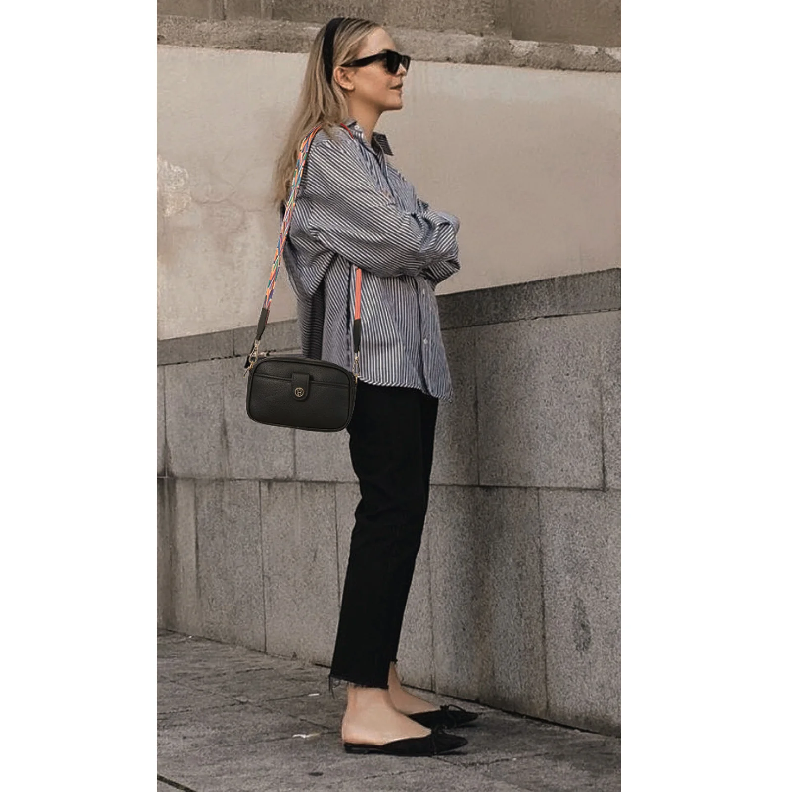 BOSTANTEN Crossbody Bags for Women Vegan Leather Purse Shoulder Handbags with Wide Strap - Image 26
