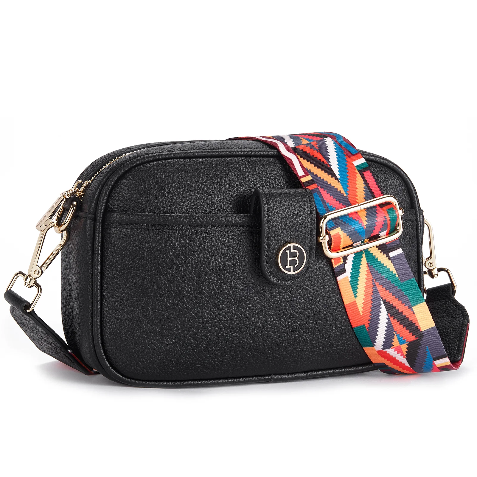 BOSTANTEN Crossbody Bags for Women Vegan Leather Purse Shoulder Handbags with Wide Strap - Image 28