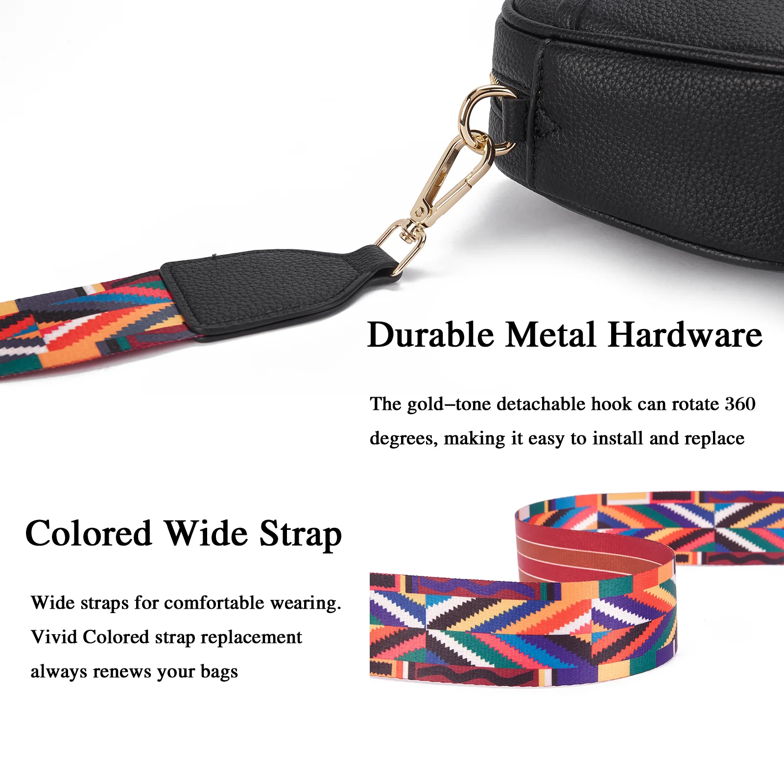 BOSTANTEN Crossbody Bags for Women Vegan Leather Purse Shoulder Handbags with Wide Strap - Image 30