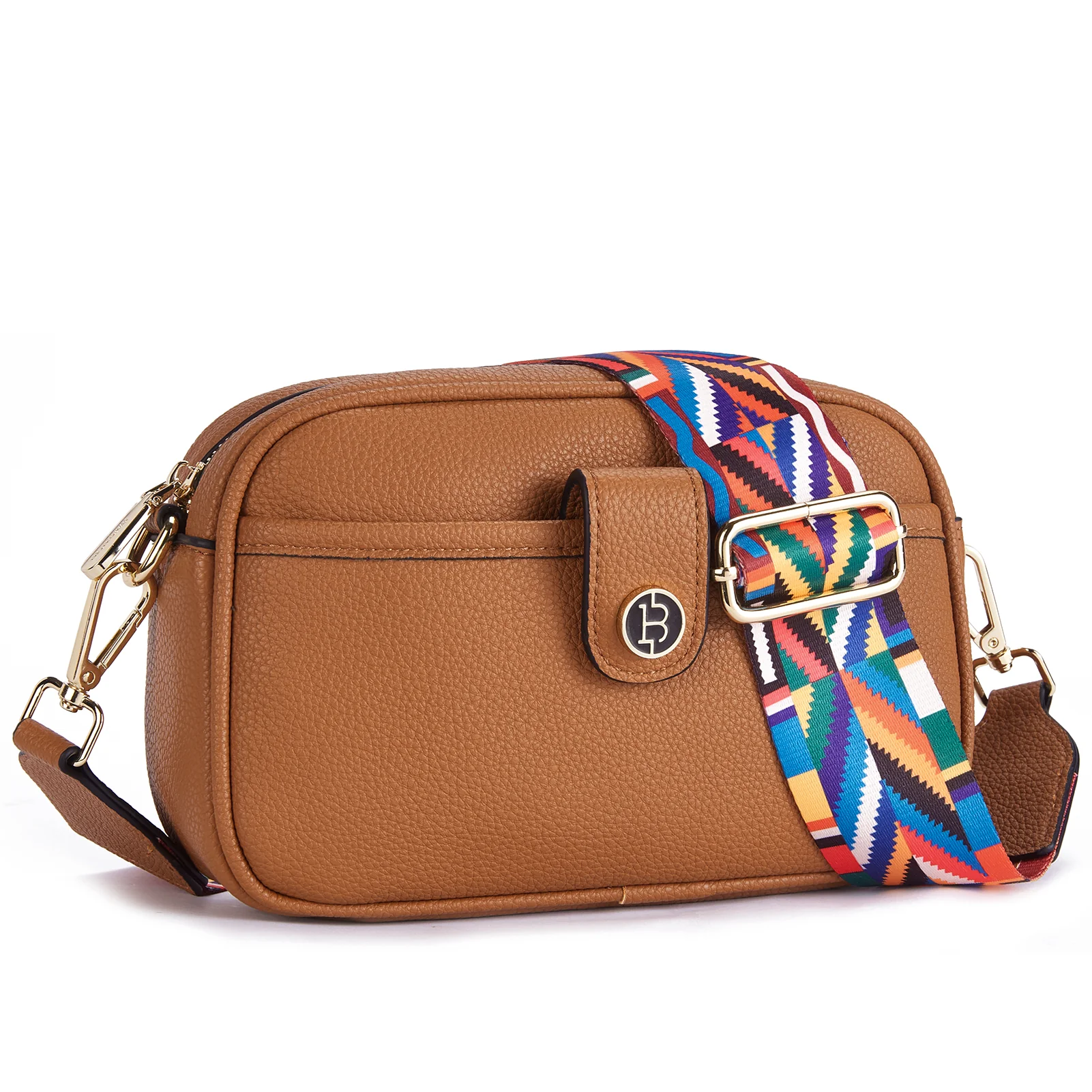 BOSTANTEN Crossbody Bags for Women Vegan Leather Purse Shoulder Handbags with Wide Strap - Image 37